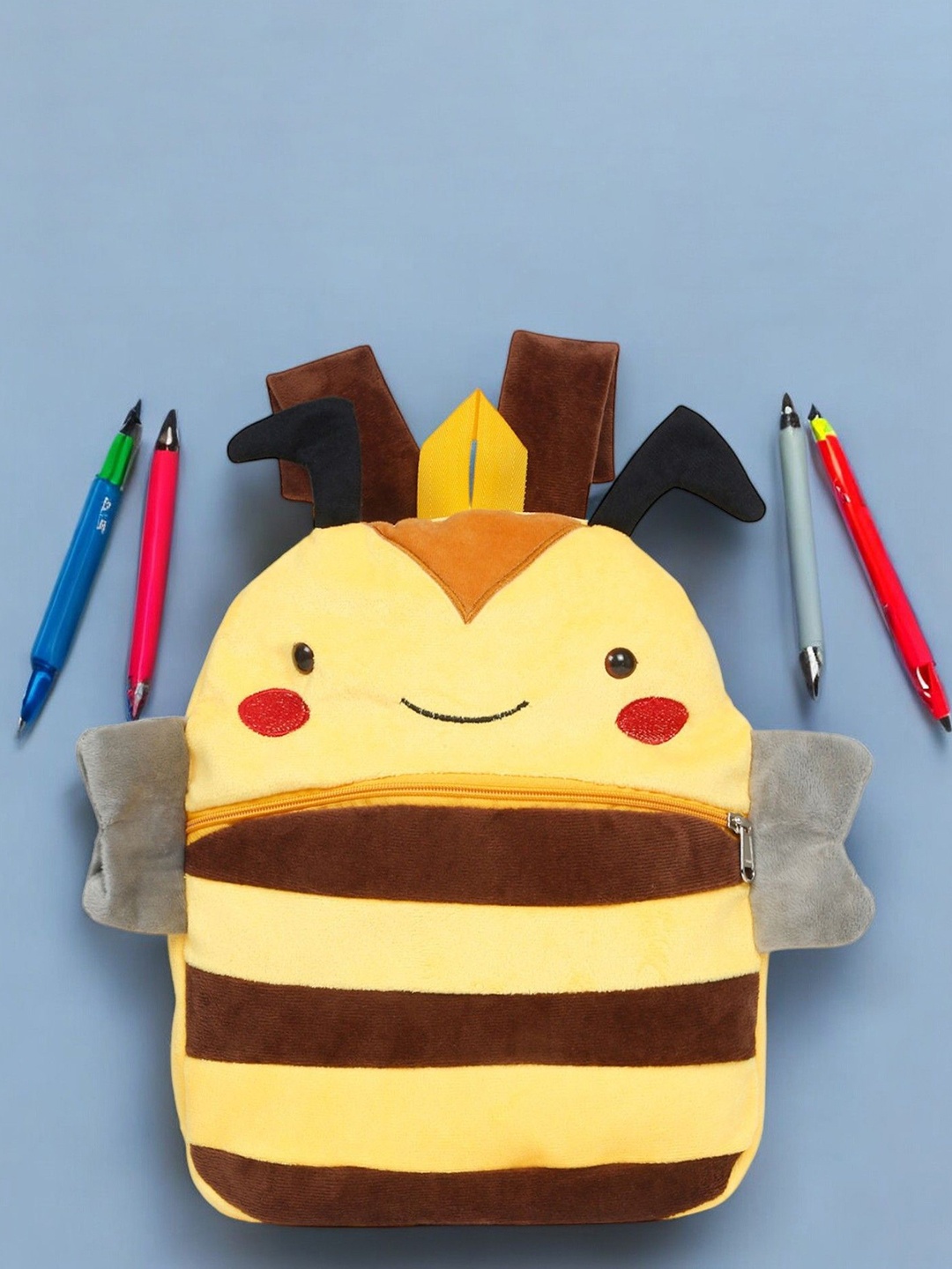 

LITTLE GINNIE Unisex Kids Bee Backpack, Yellow