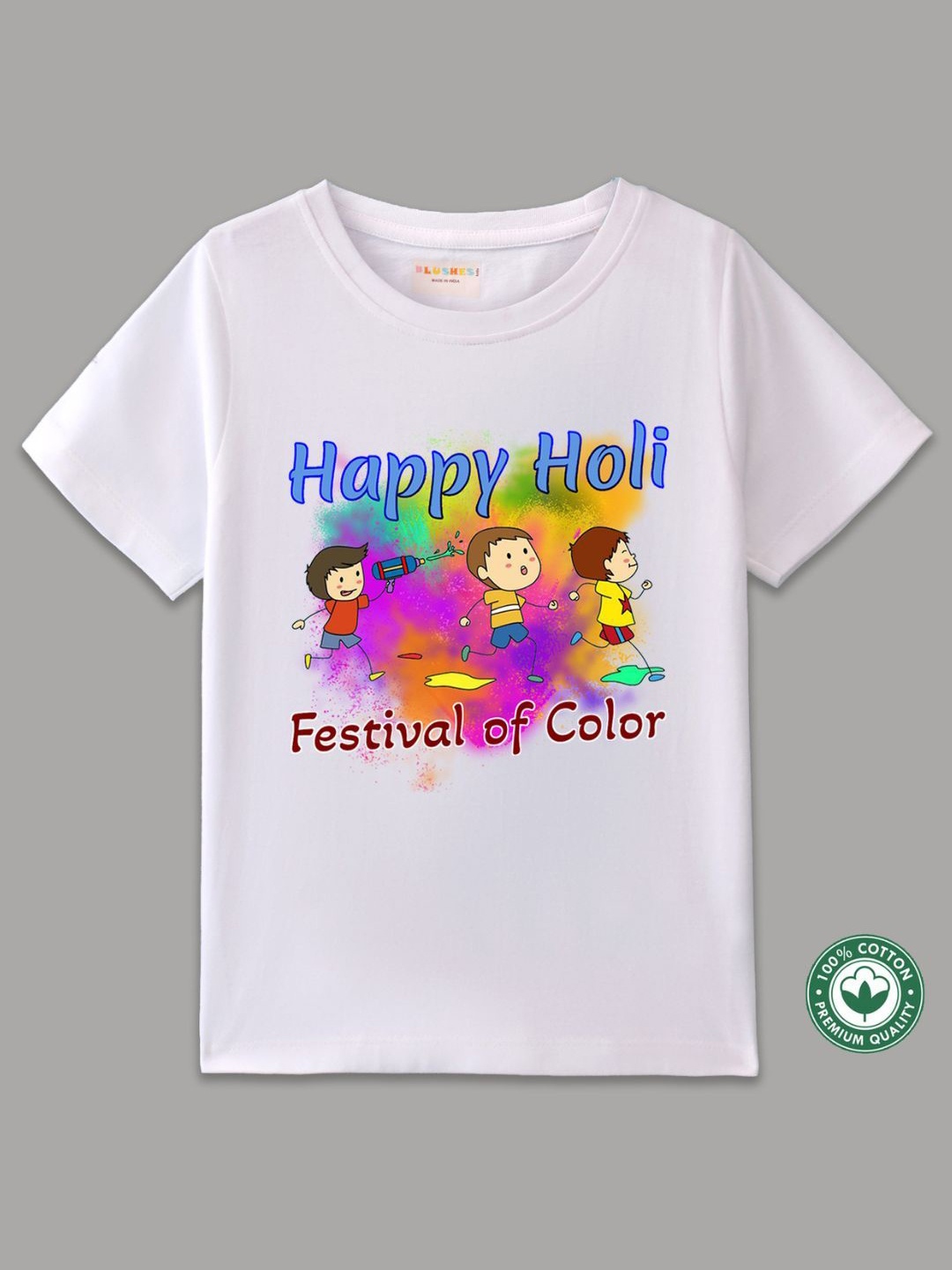

BLUSHES Kids Printed T-shirt, White