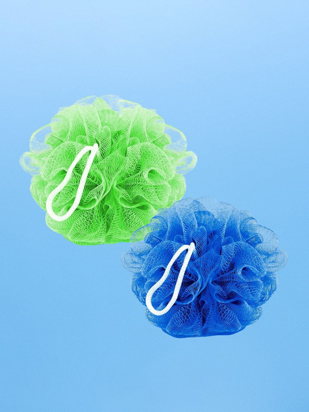 

Basicare Set Of 2 Bath Loofah Sponge- 50 g Each, Green