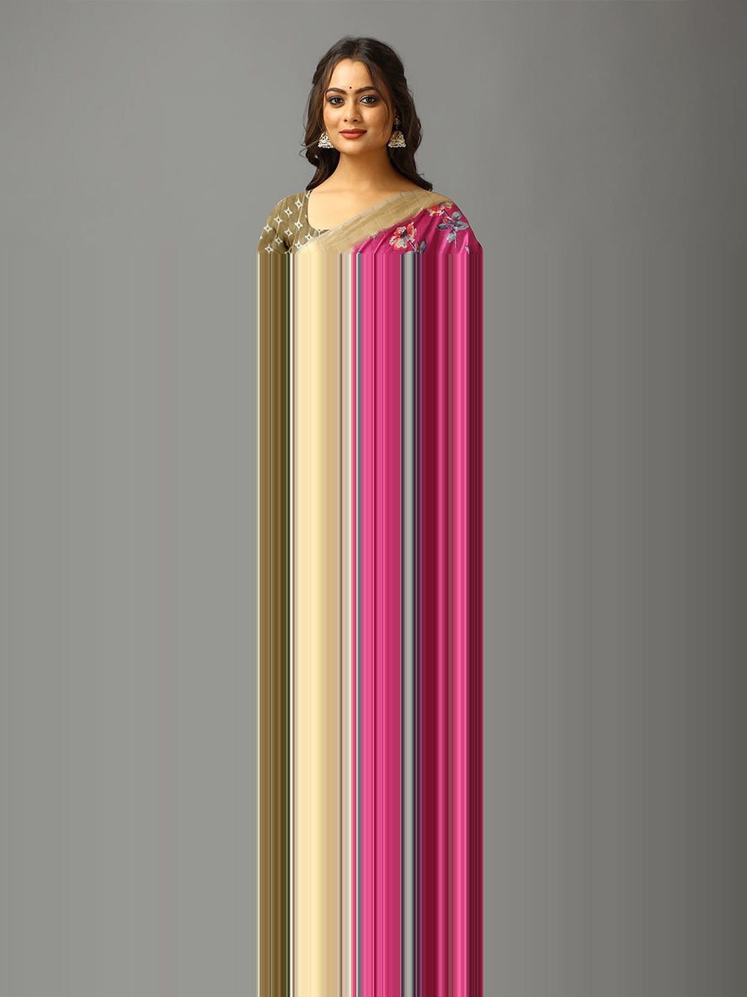 

A.V.M. SILK MILLS Saree, Rose