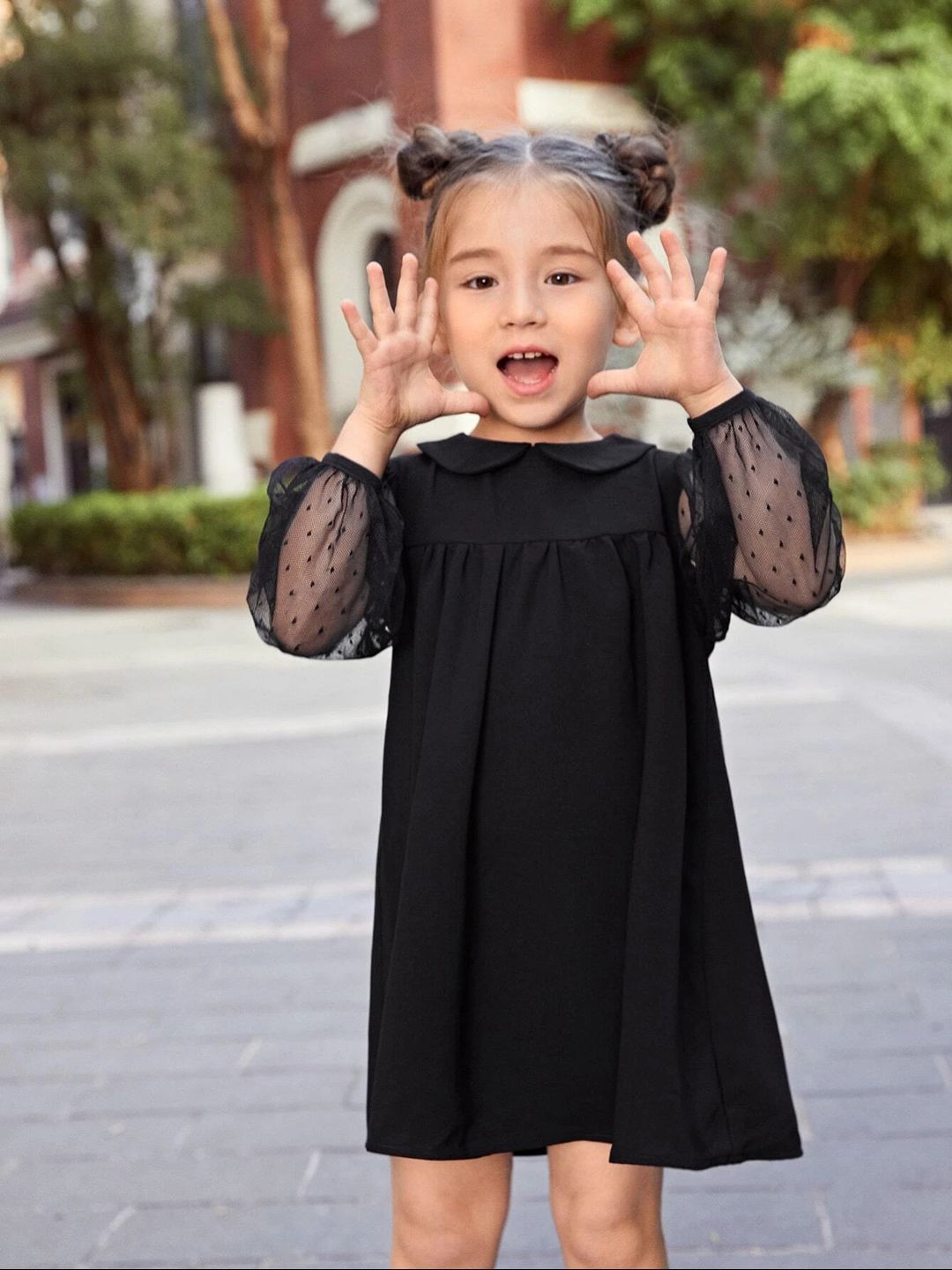 

BAESD A-Line Dress, Black