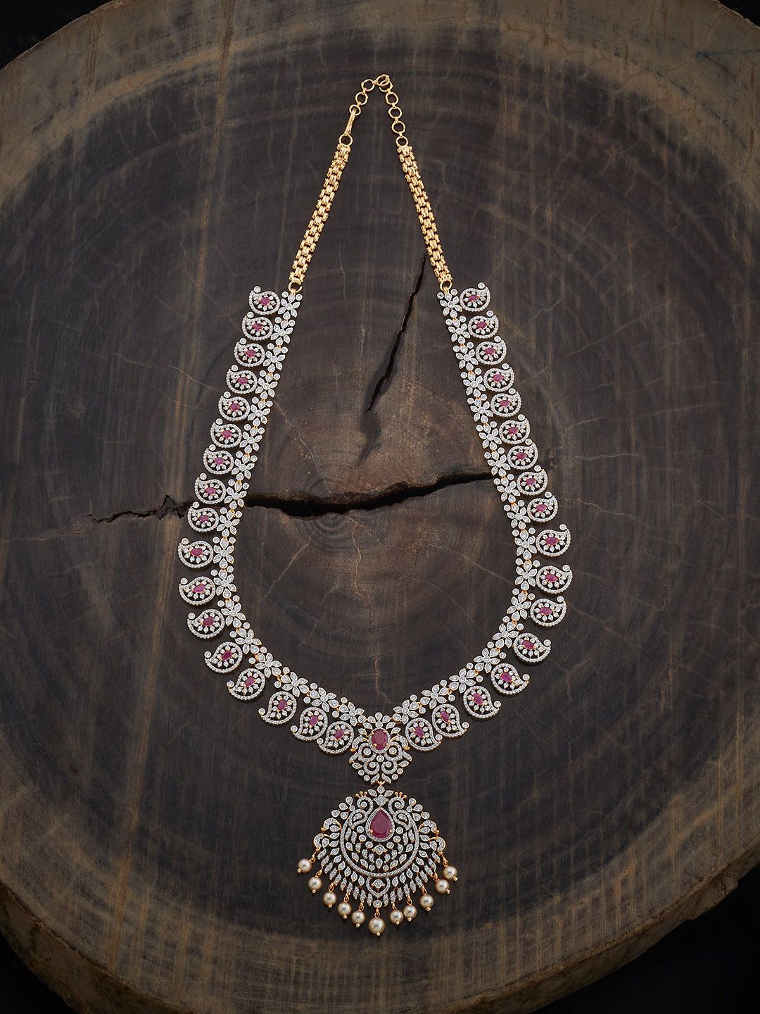 

Kushal's Fashion Jewellery Copper Necklace, Gold