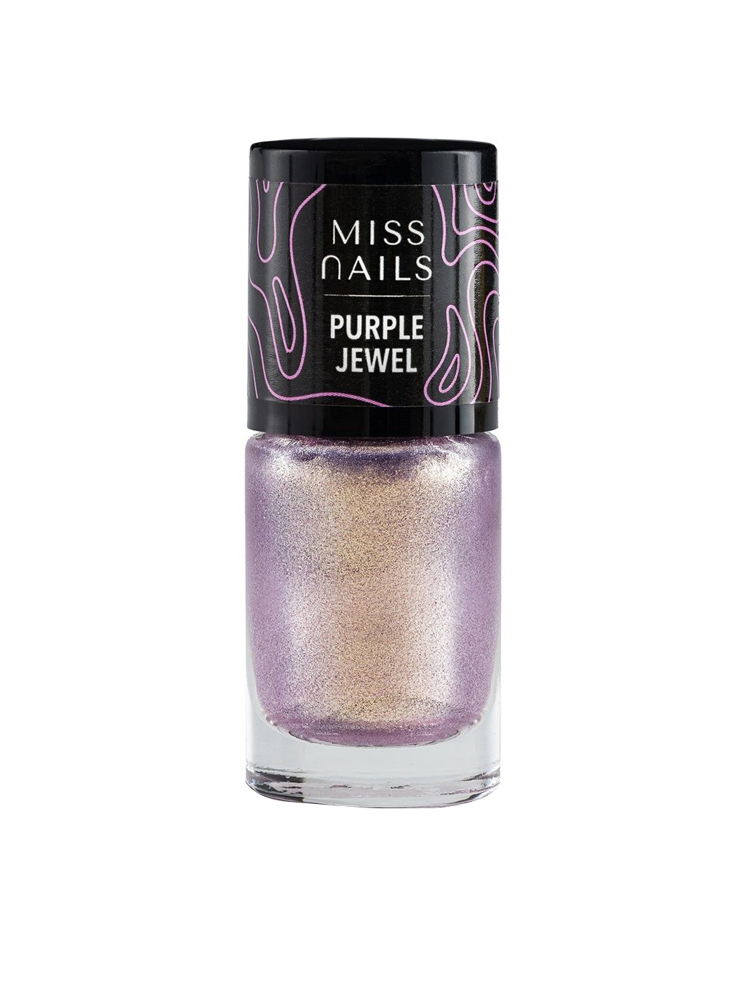 

MISS NAILS Precious Pastels Long Lasting Nail Polish - 6 ml Purple Jewel