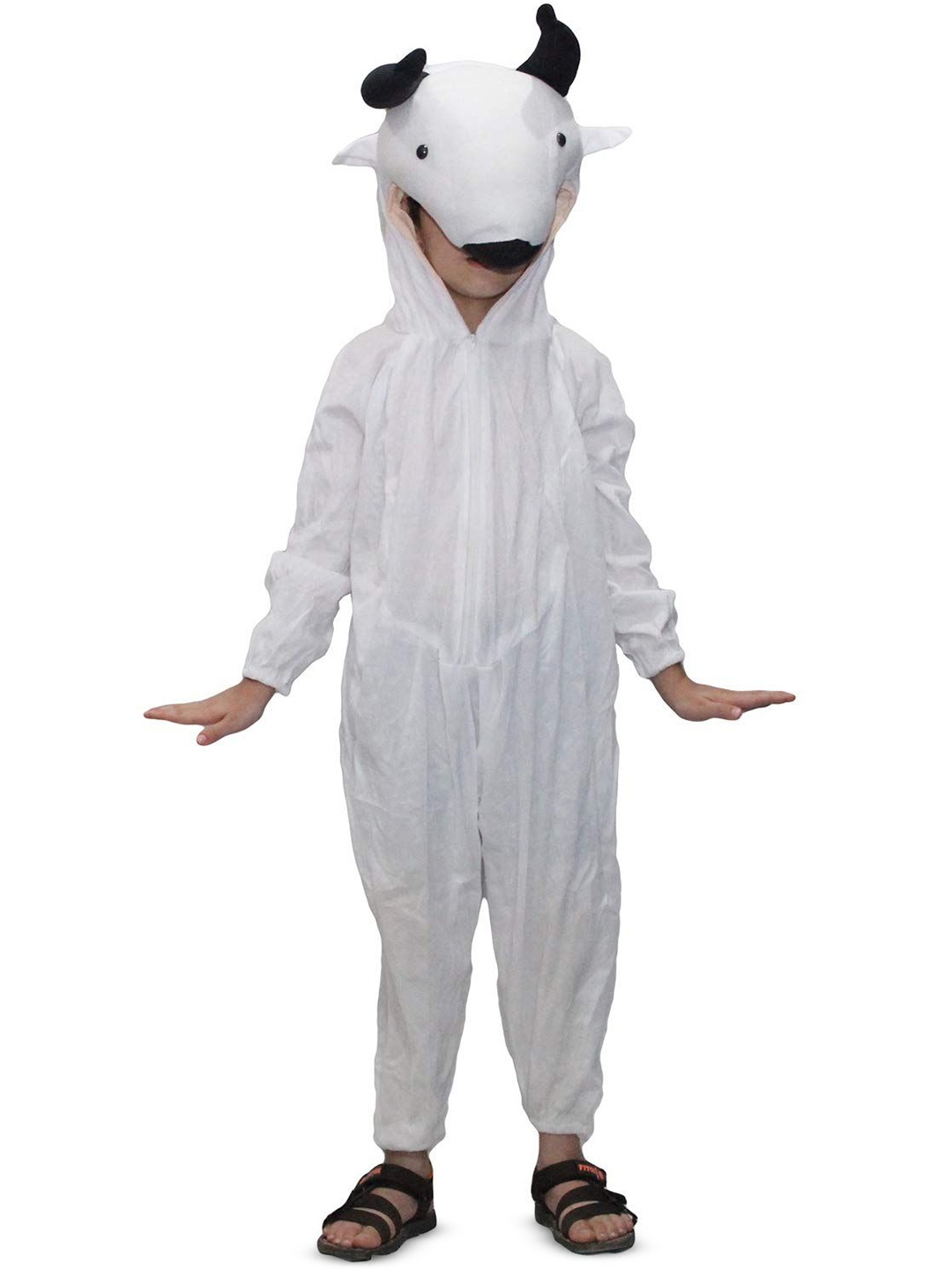 

Kaku Fancy dresses Kids Cow Farm Animal Costume Set, White