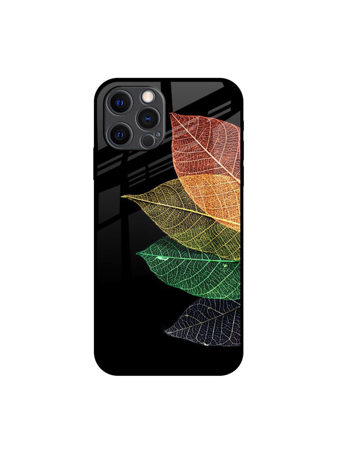 

QRIOH Quirky Printed iPhone 12 Pro Max Back Case Mobile Accessories, Black