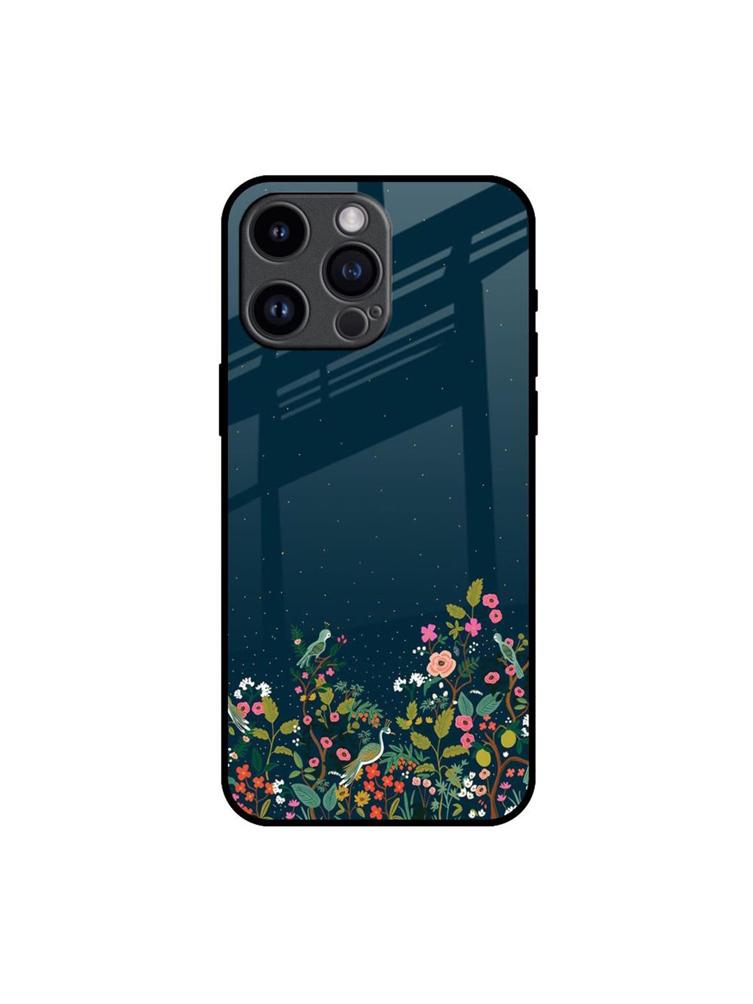 

QRIOH Small Garden Printed iPhone 14 Pro Max Back Case, Green