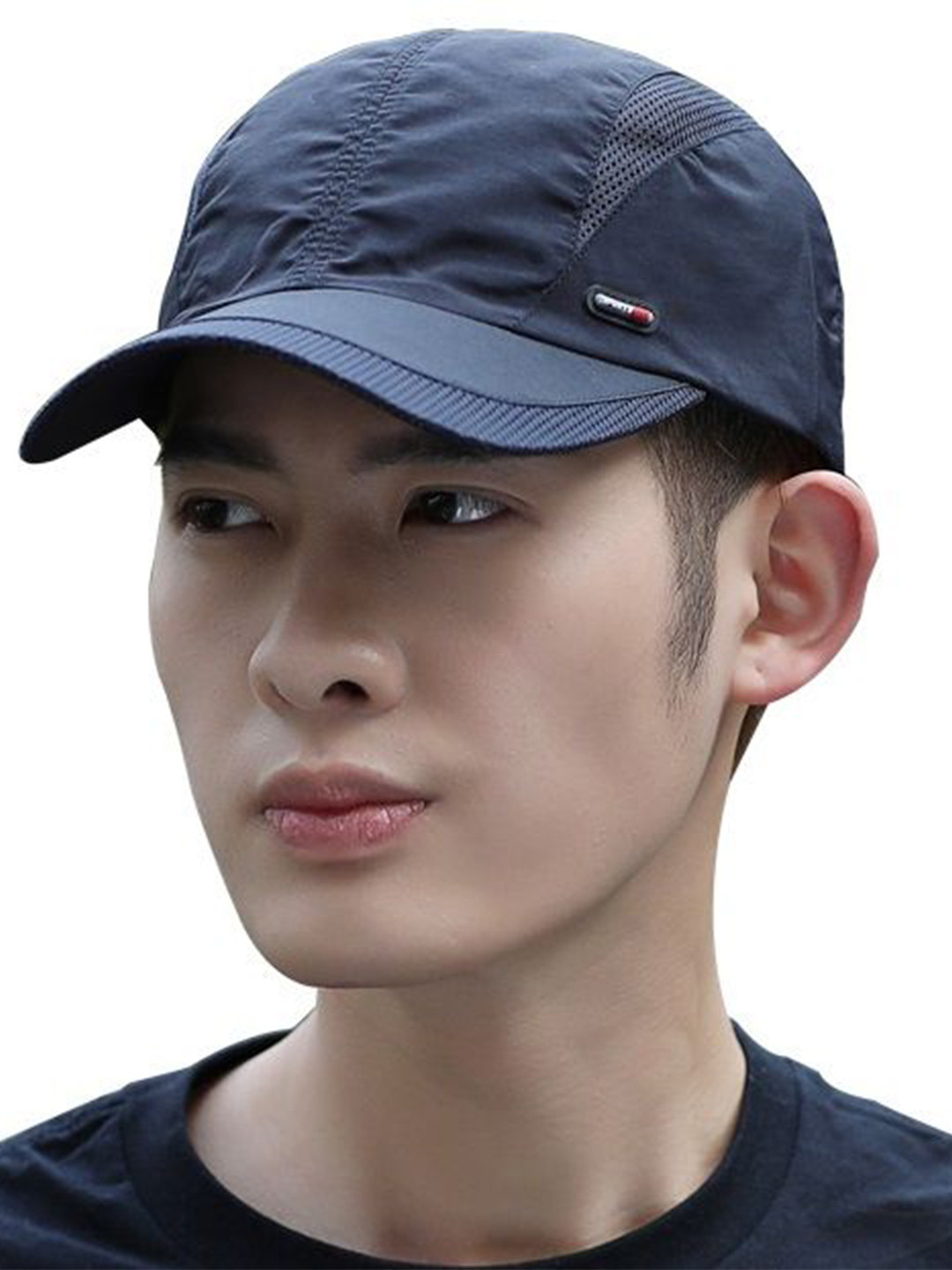 

Alexvyan Men Cotton Baseball Cap Breathable Cap, Blue