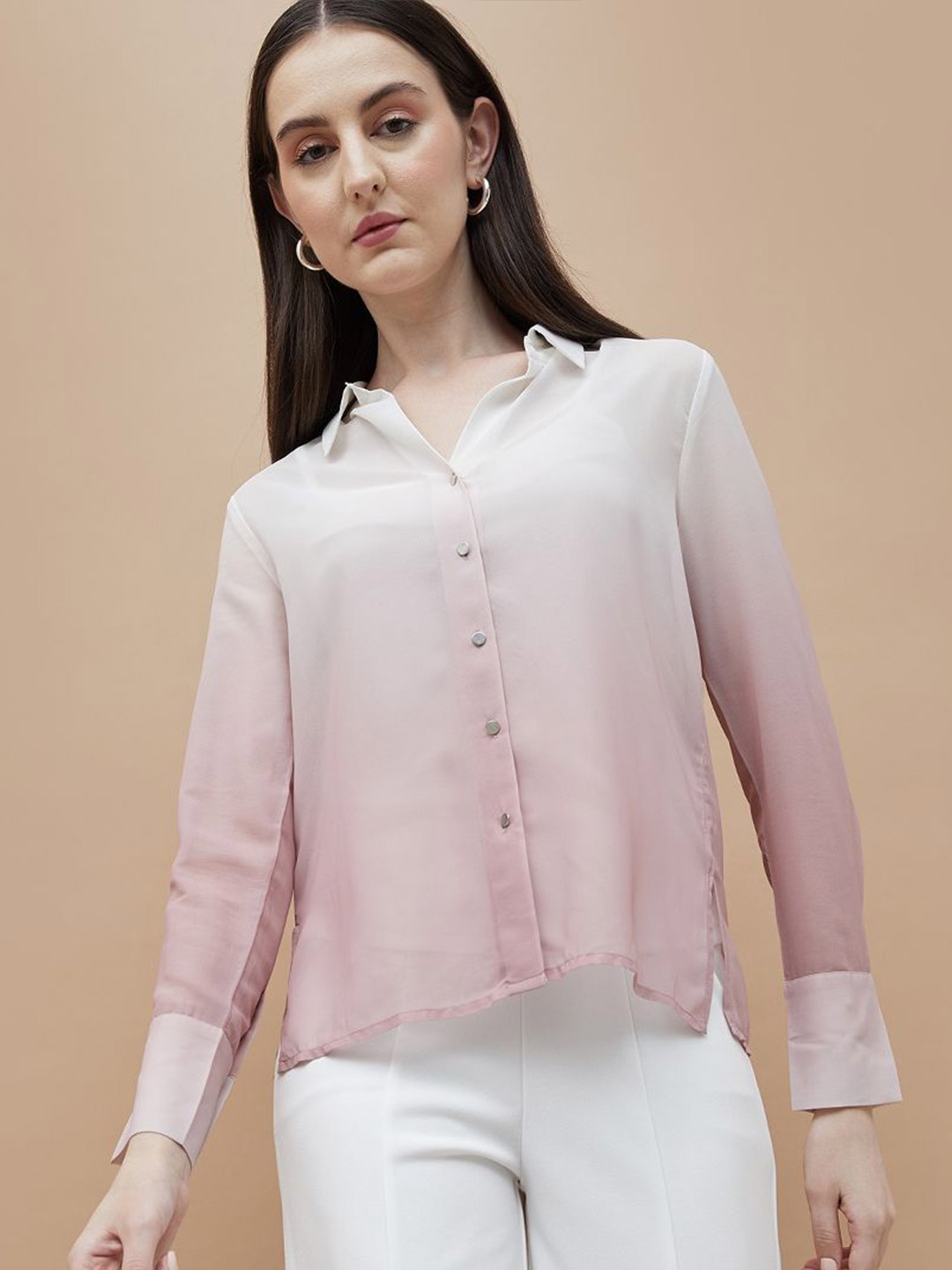 

CODE by Lifestyle Women Printed Casual Shirt, Pink