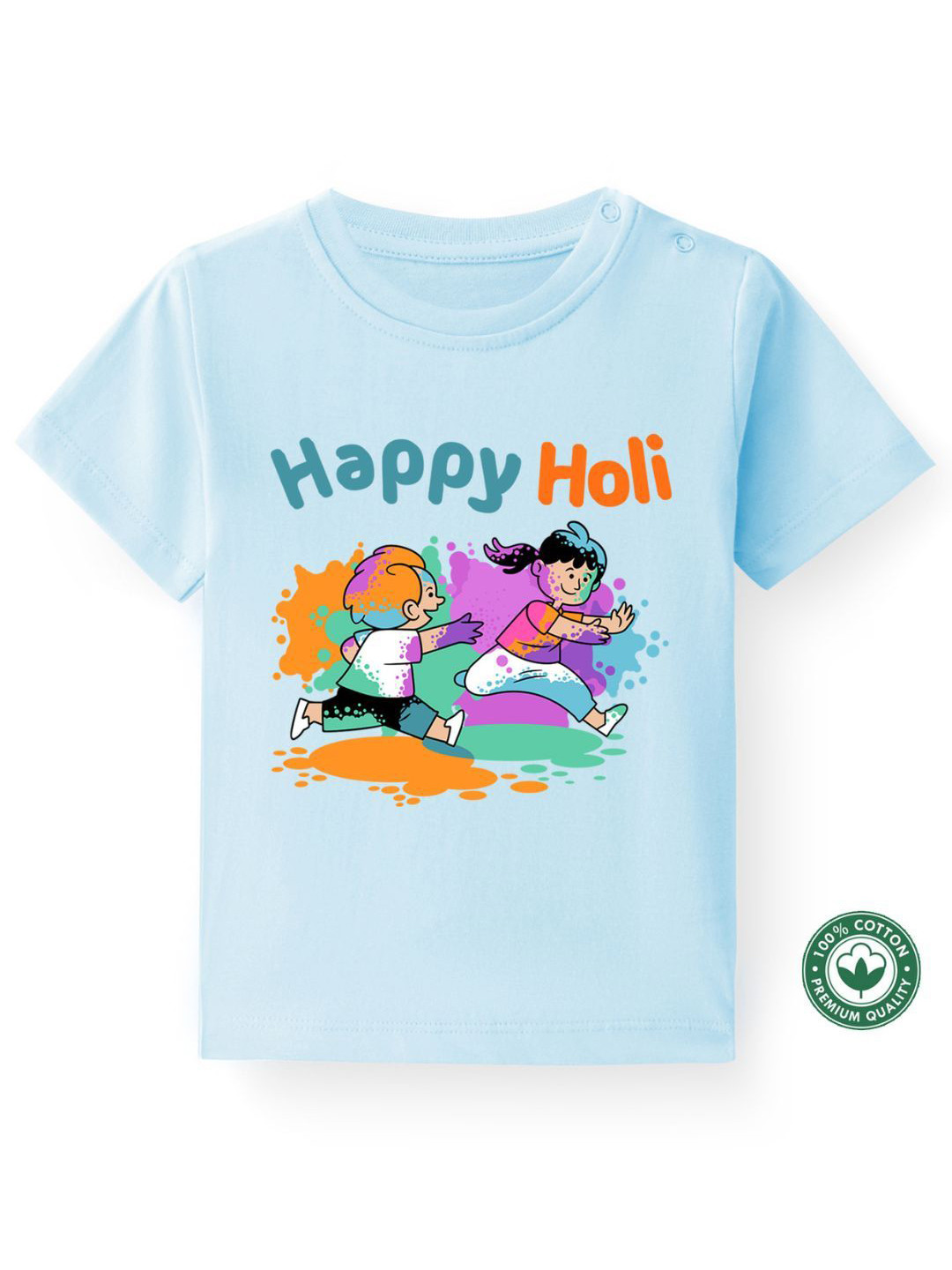 

BLUSHES Kids Printed T-shirt, Blue