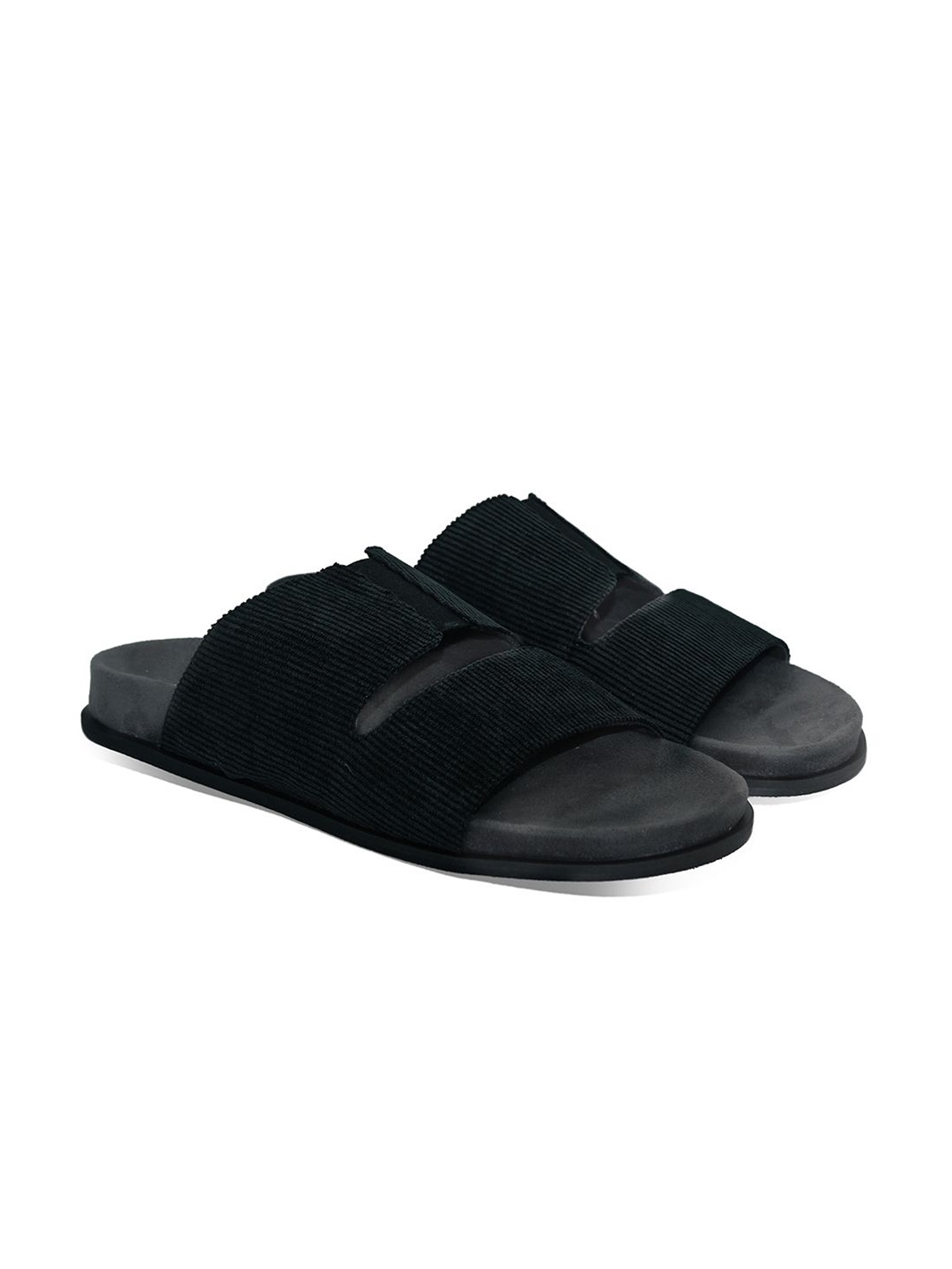 

Planet Paaduks Men Finn Cloak Corduroy Slides, Black