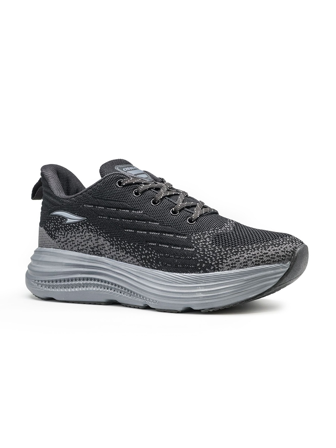 

ASIAN Men Mesh Running Non-Marking Shoes, Black