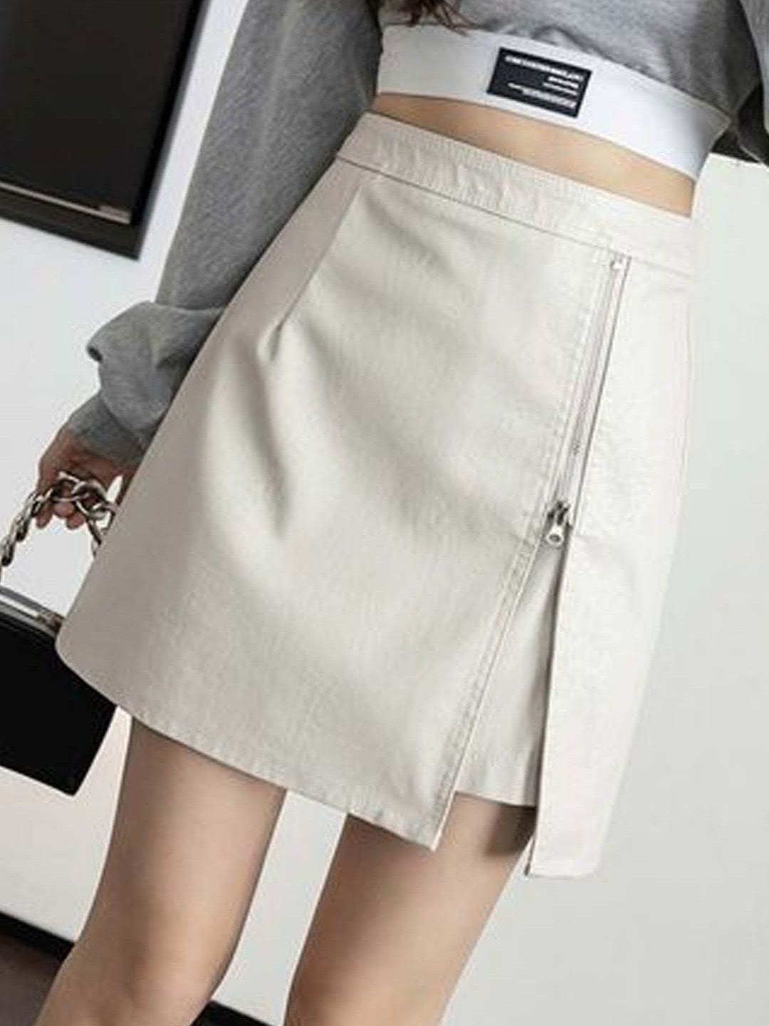 

StyleCast Straight Mini Skirts, White