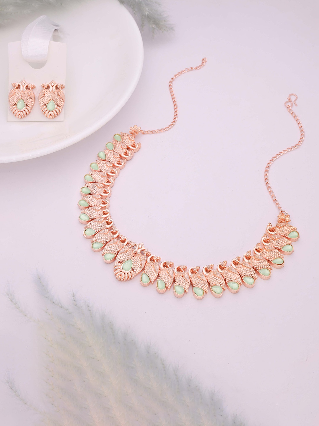 

Anouk Gold-Plated Stone-Studded Jewellery Set