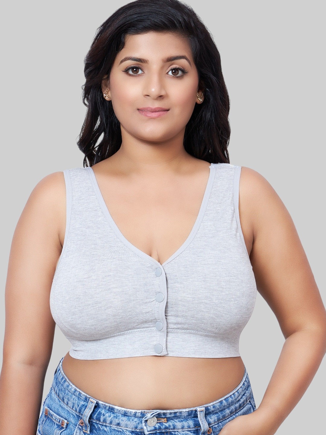 

PLUMBURY Bra Full Coverage Lightly Padded, Beige