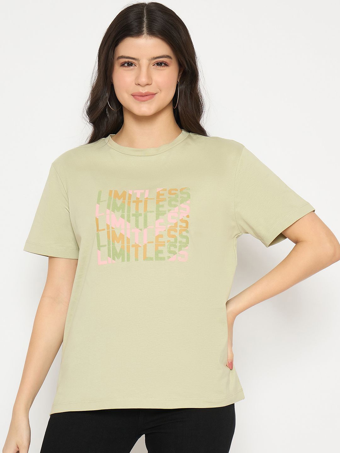

Madame Print Top, Green