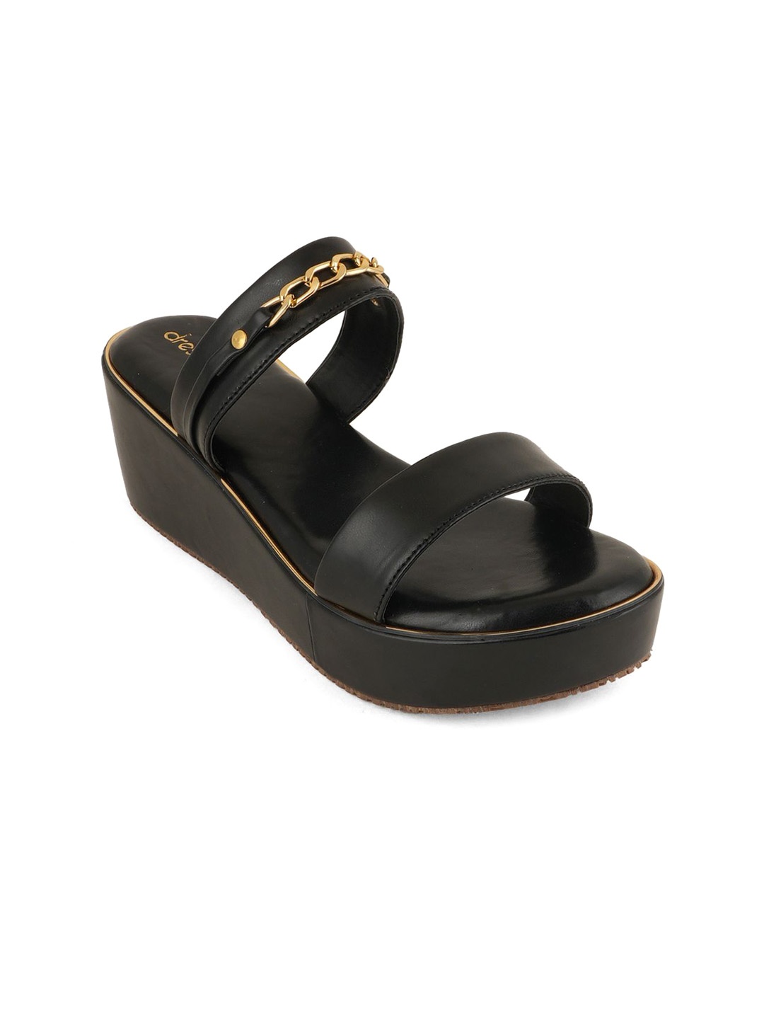 

DressBerry Block Pumps with Tassels, Black