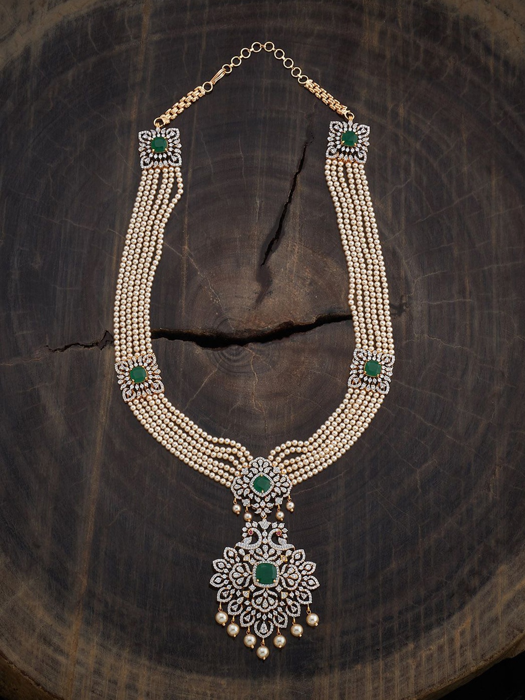 

Kushal's Fashion Jewellery Copper Necklace, Gold