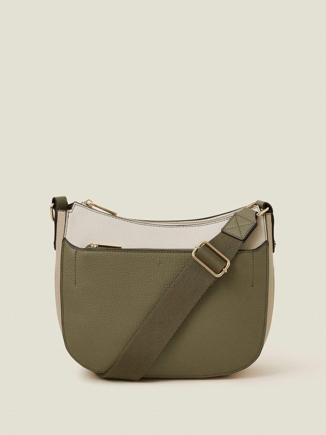 

Accessorize PU Structured Sling Bag with Tasselled, Khaki