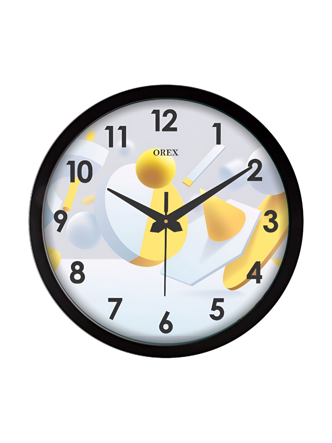

Orex Blue & Black Printed Traditional Wall Clock