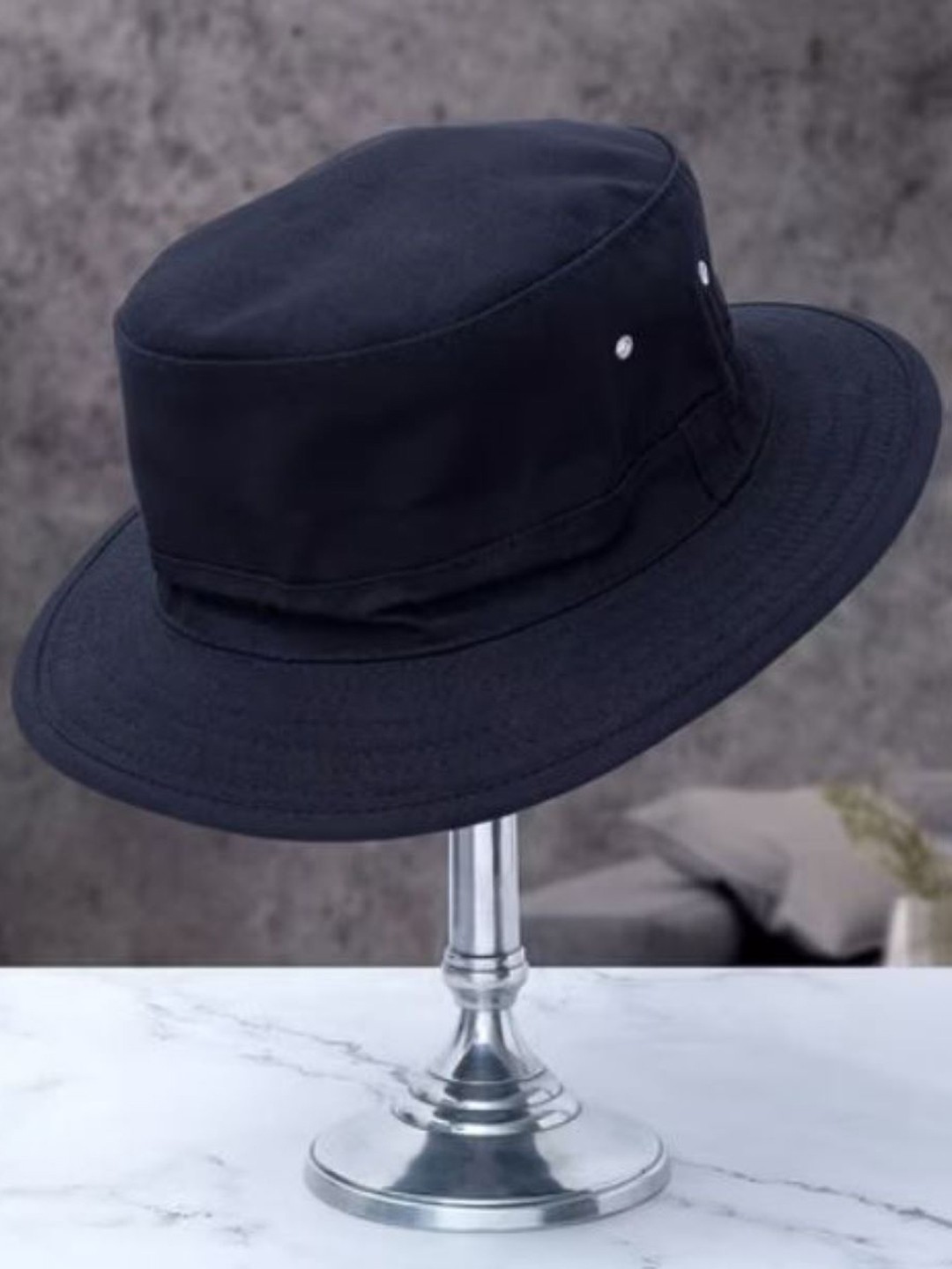 

Infispace Women Blue Embroidered Bucket Hat