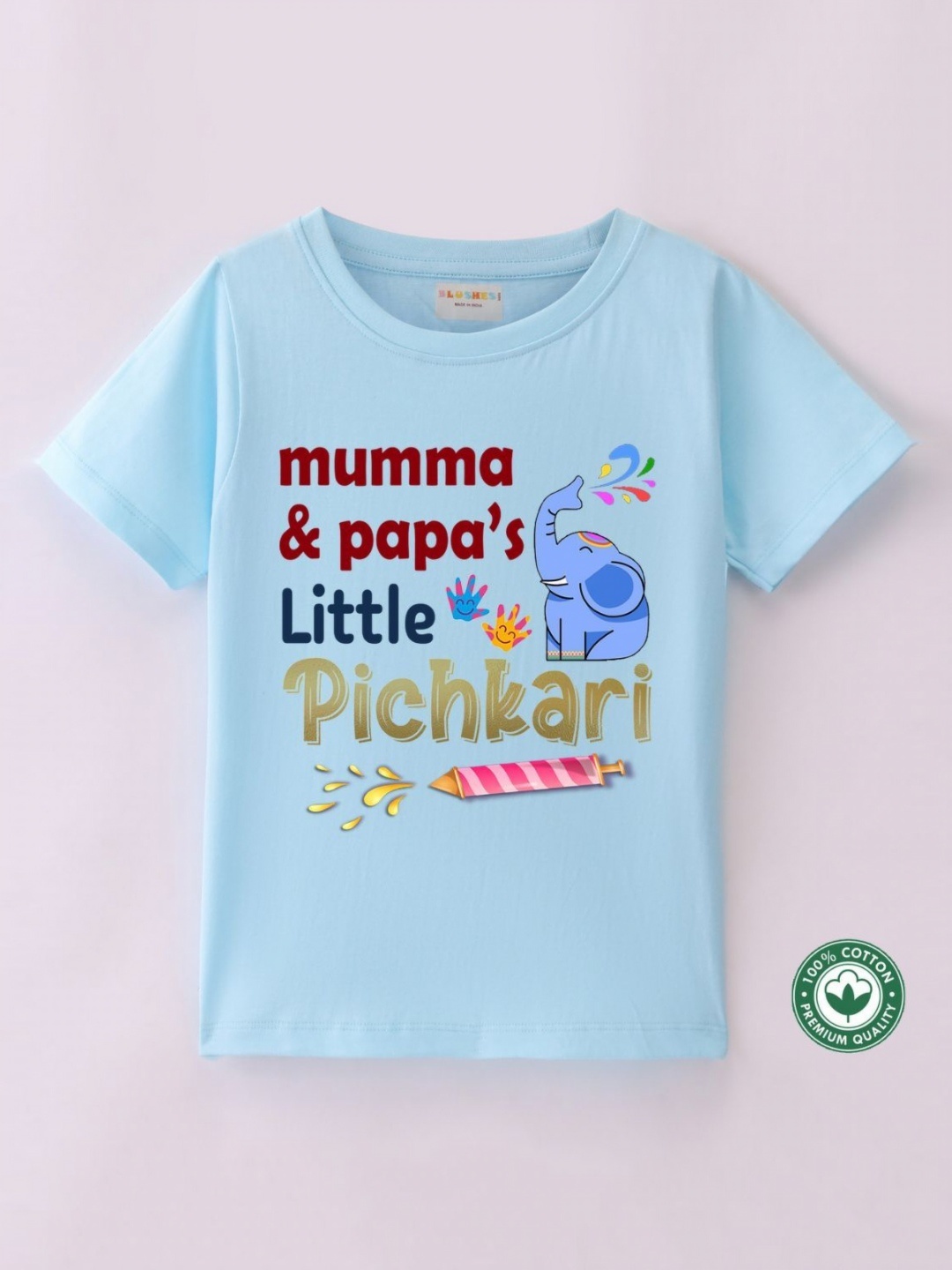 

BLUSHES Kids Printed Tropical T-shirt, Blue