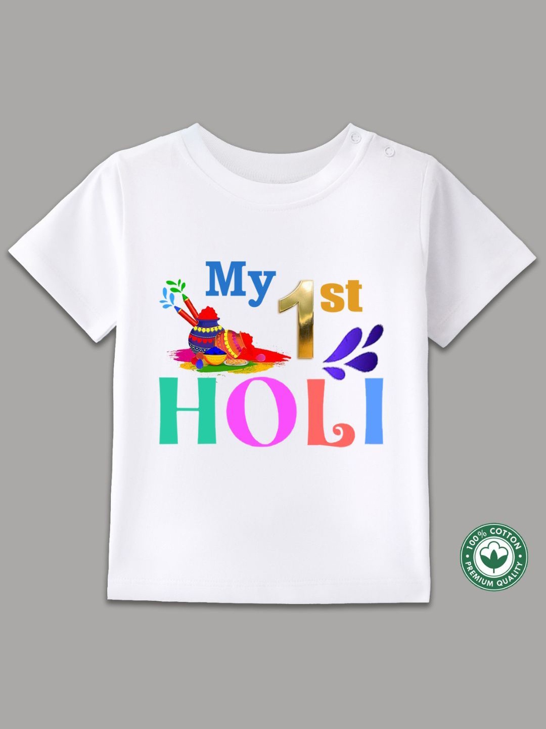 

BLUSHES Kids Printed T-shirt, White