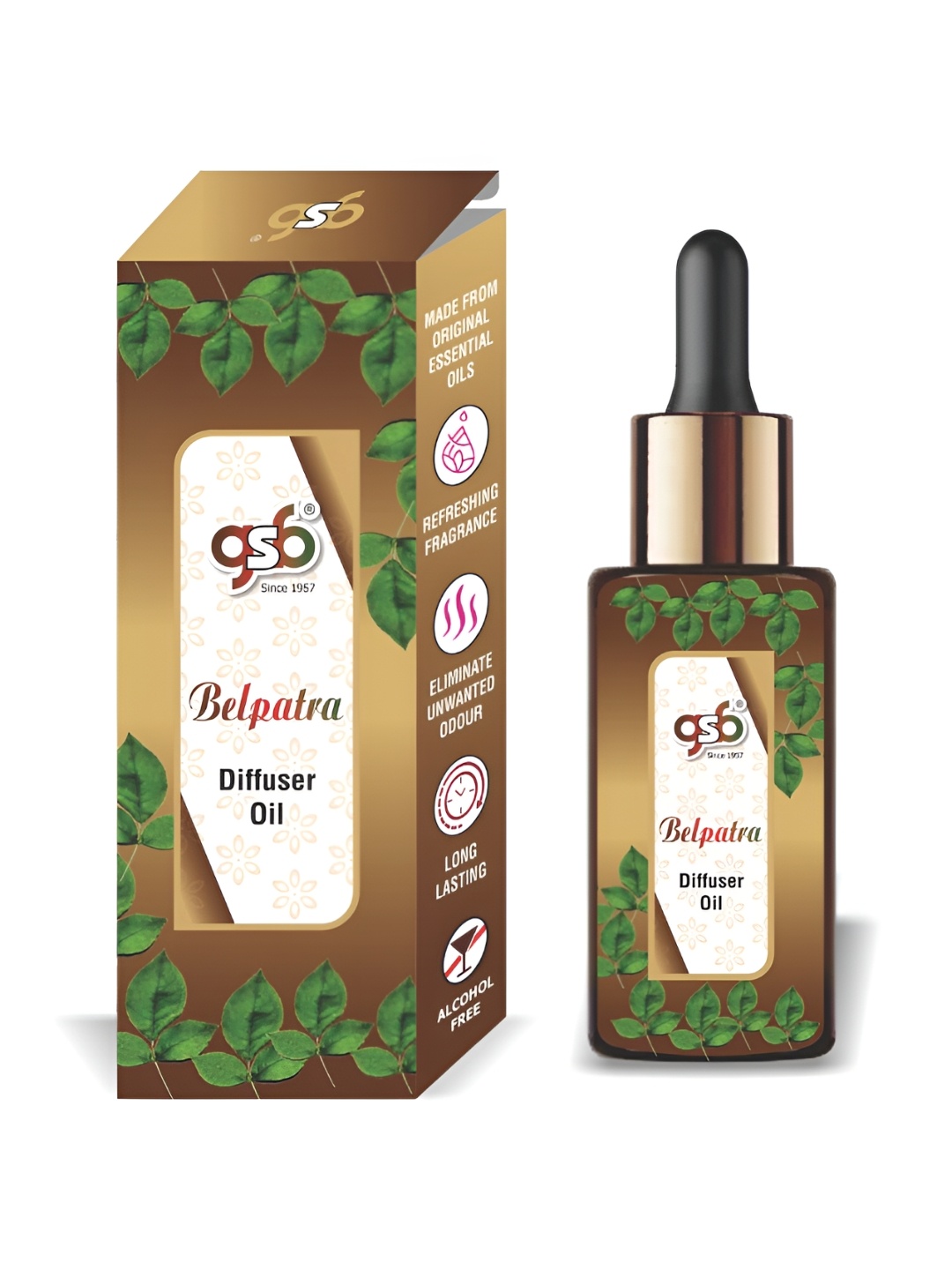 

GSB Transparent Belpatra Diffuser Oil - 15 ml
