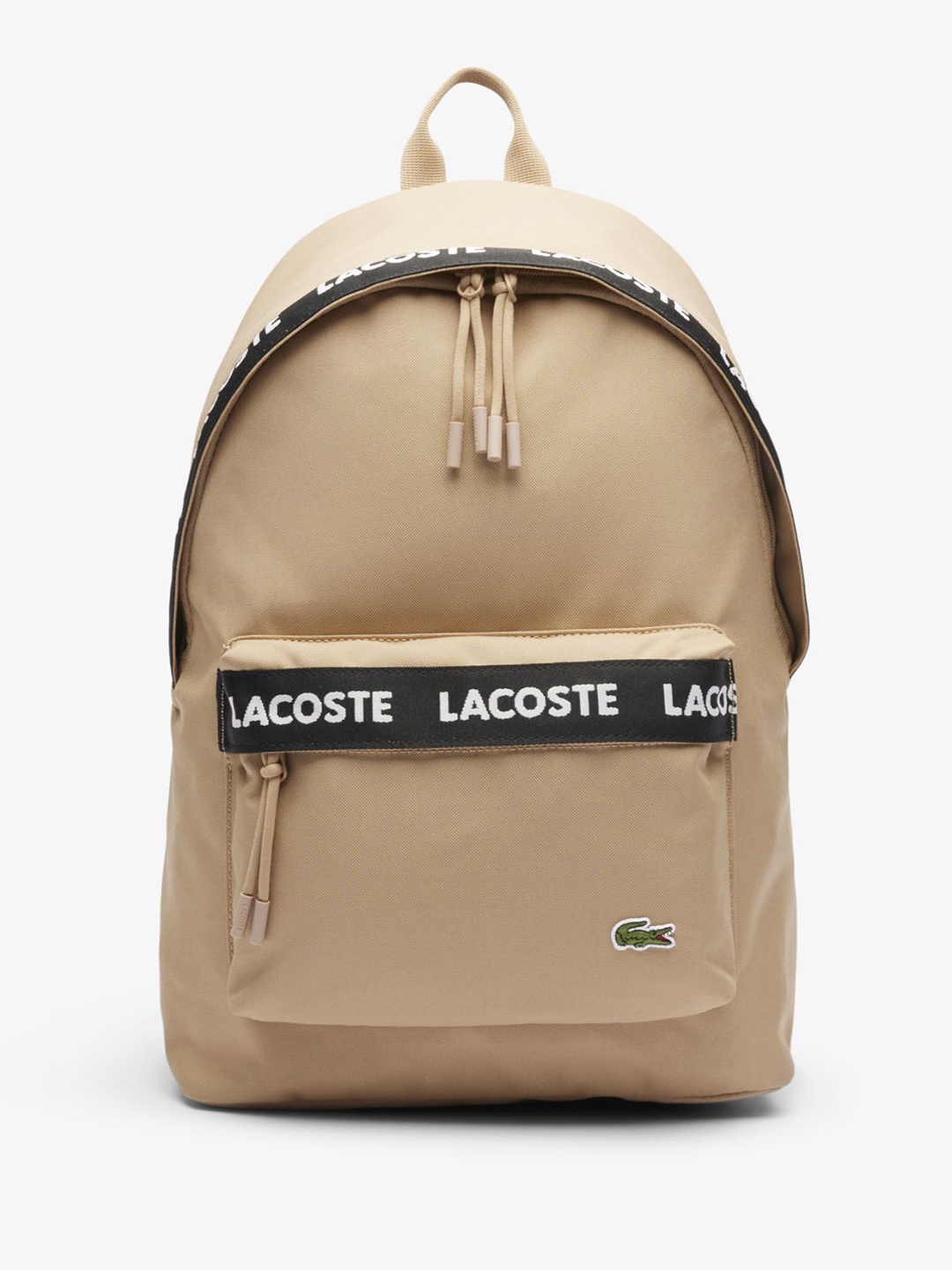 

Lacoste Unisex Brand Logo Backpack, Beige