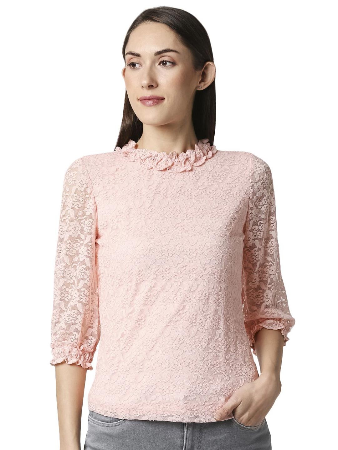 

Kraus Jeans Top, Peach