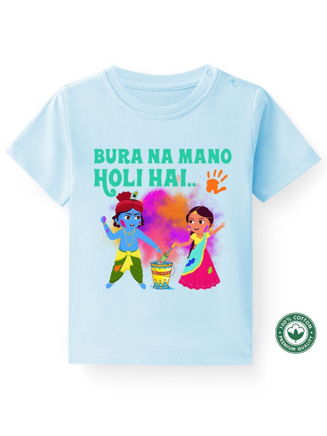 

BLUSHES Kids Printed T-shirt, Blue