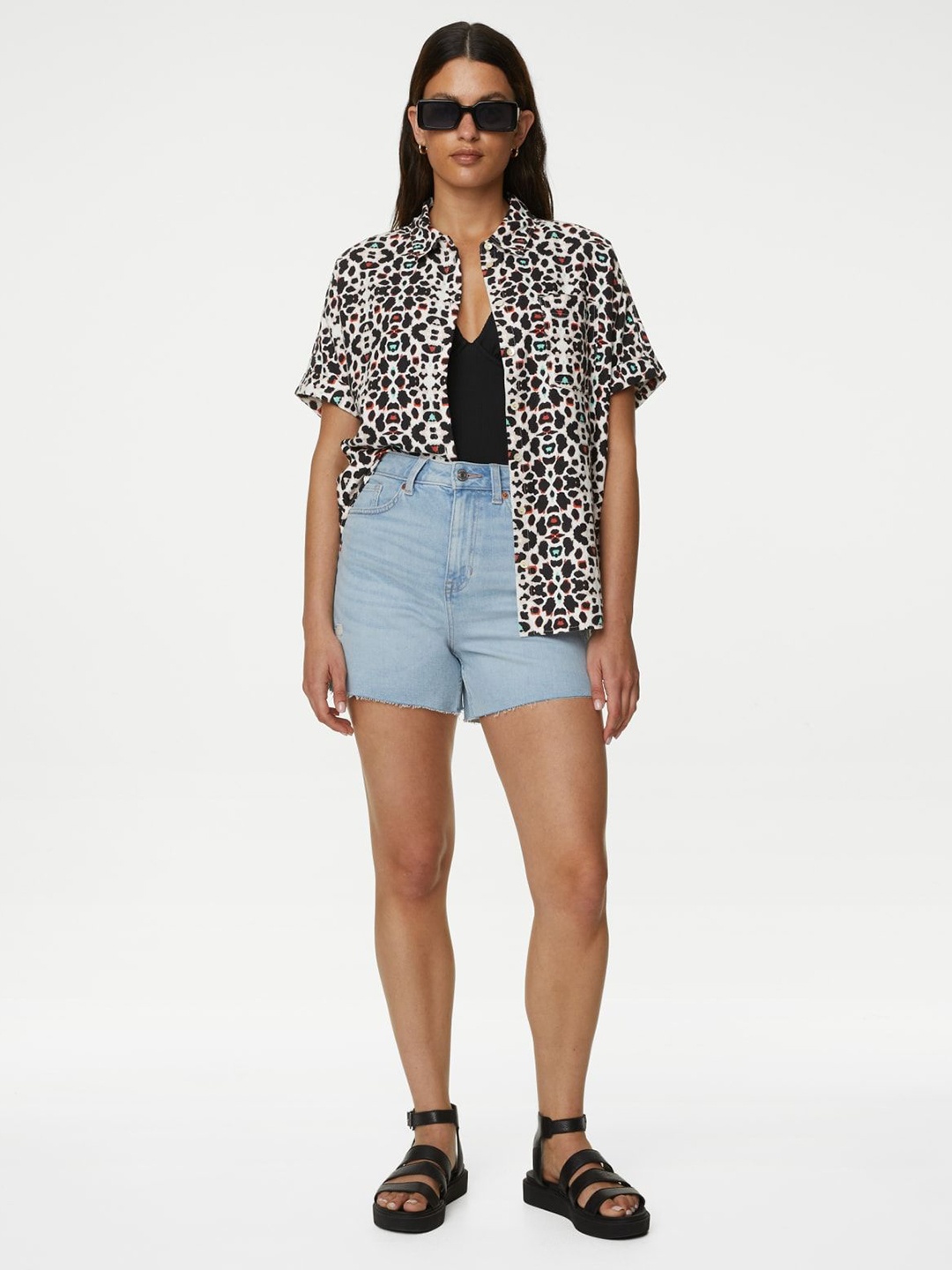 

Marks & Spencer Women Opaque Printed Casual Shirt, Multi