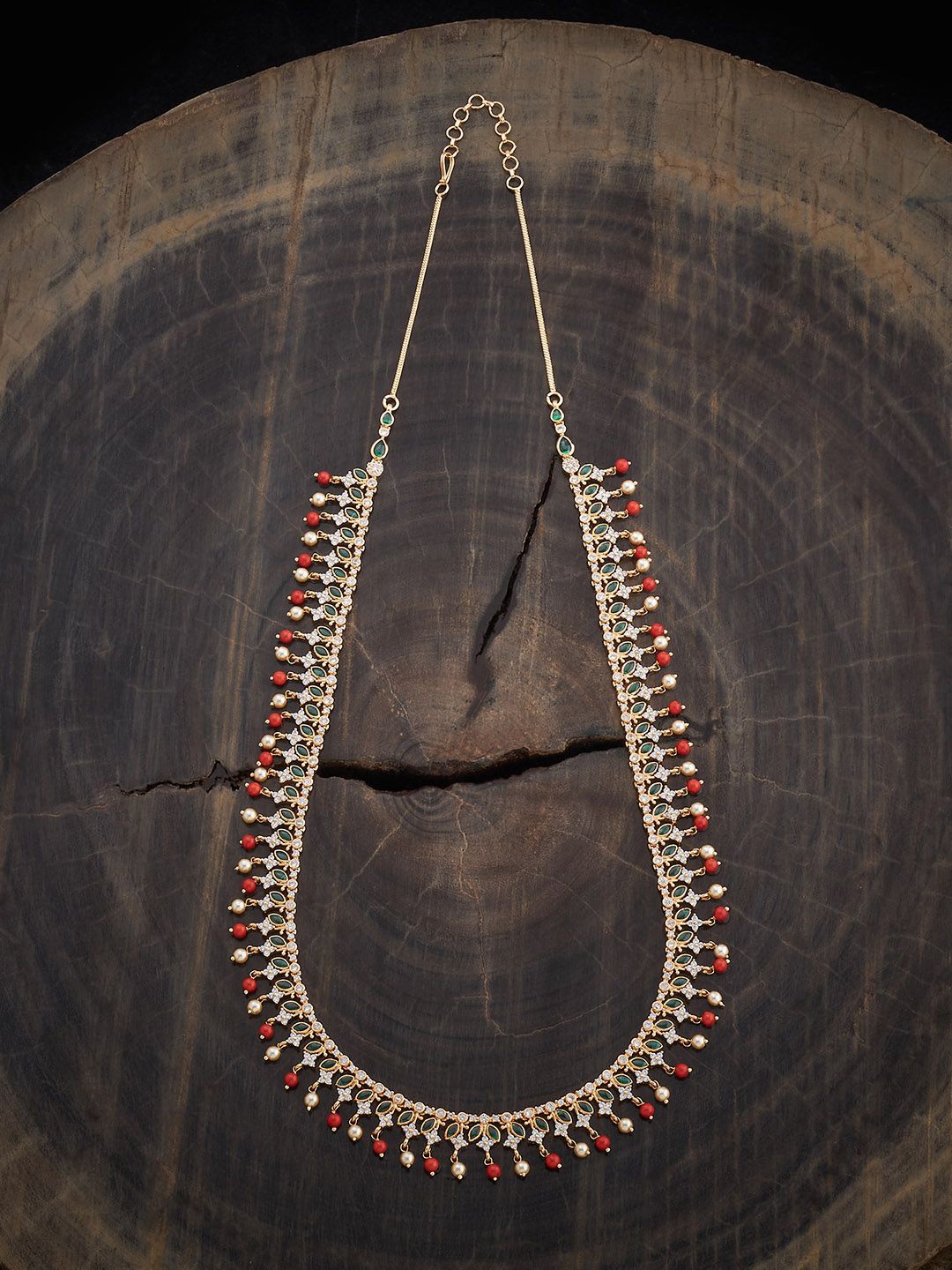 

Kushal's Fashion Jewellery Copper Gold-Plated Necklace