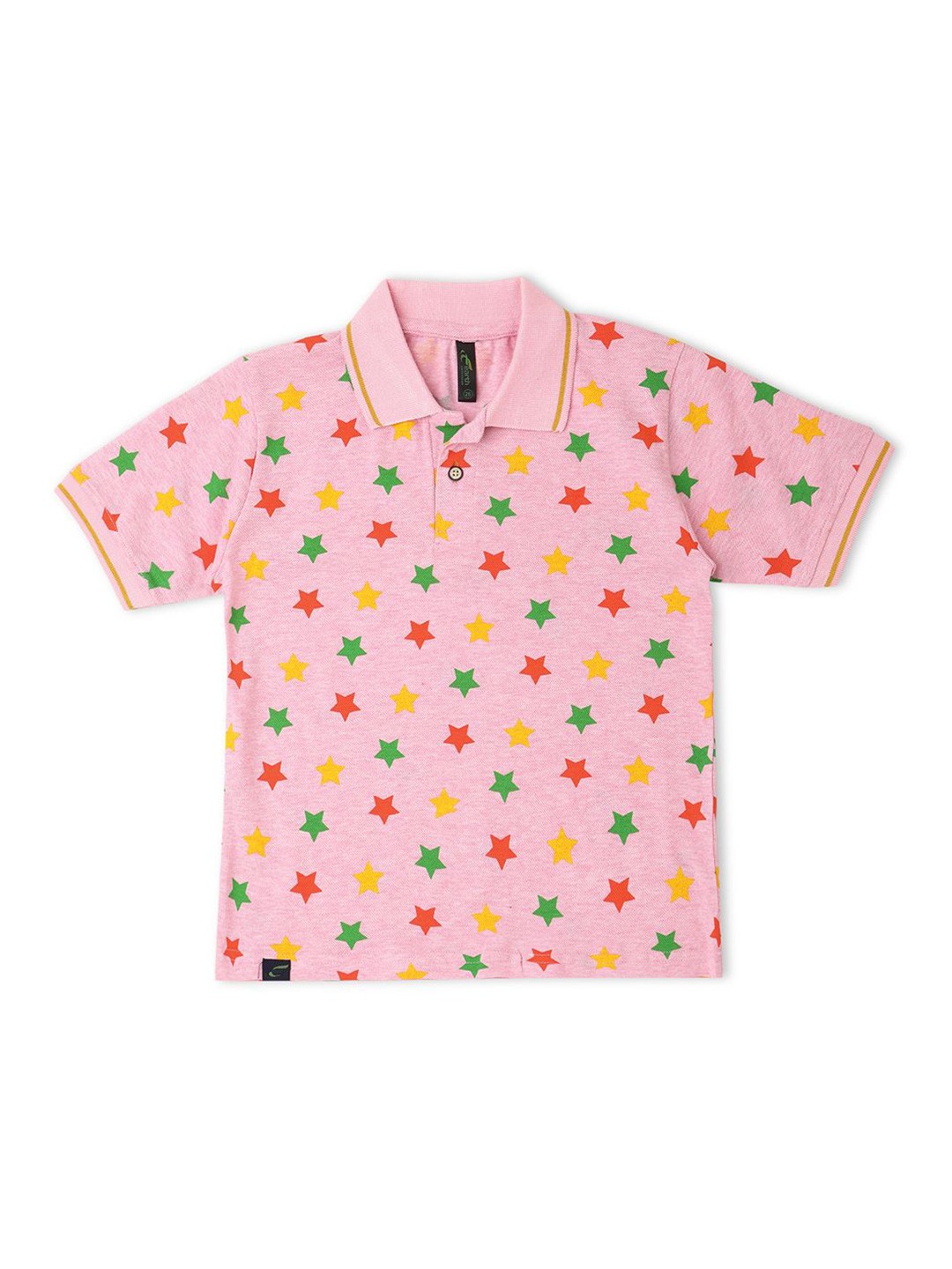 

earth conscious Geometric Print Cotton Shirt Style Top, Pink