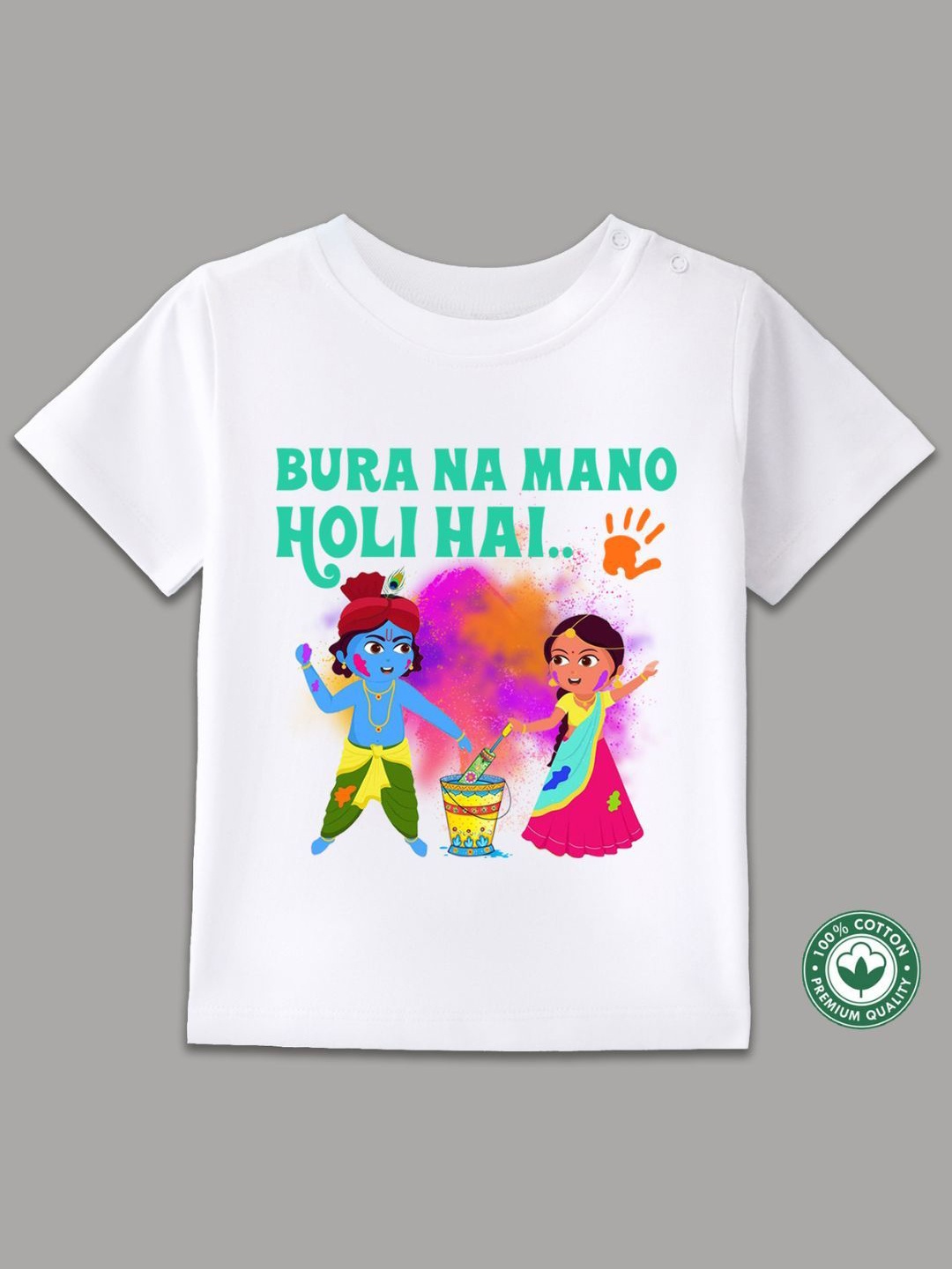 

BLUSHES Kids Printed T-shirt, White