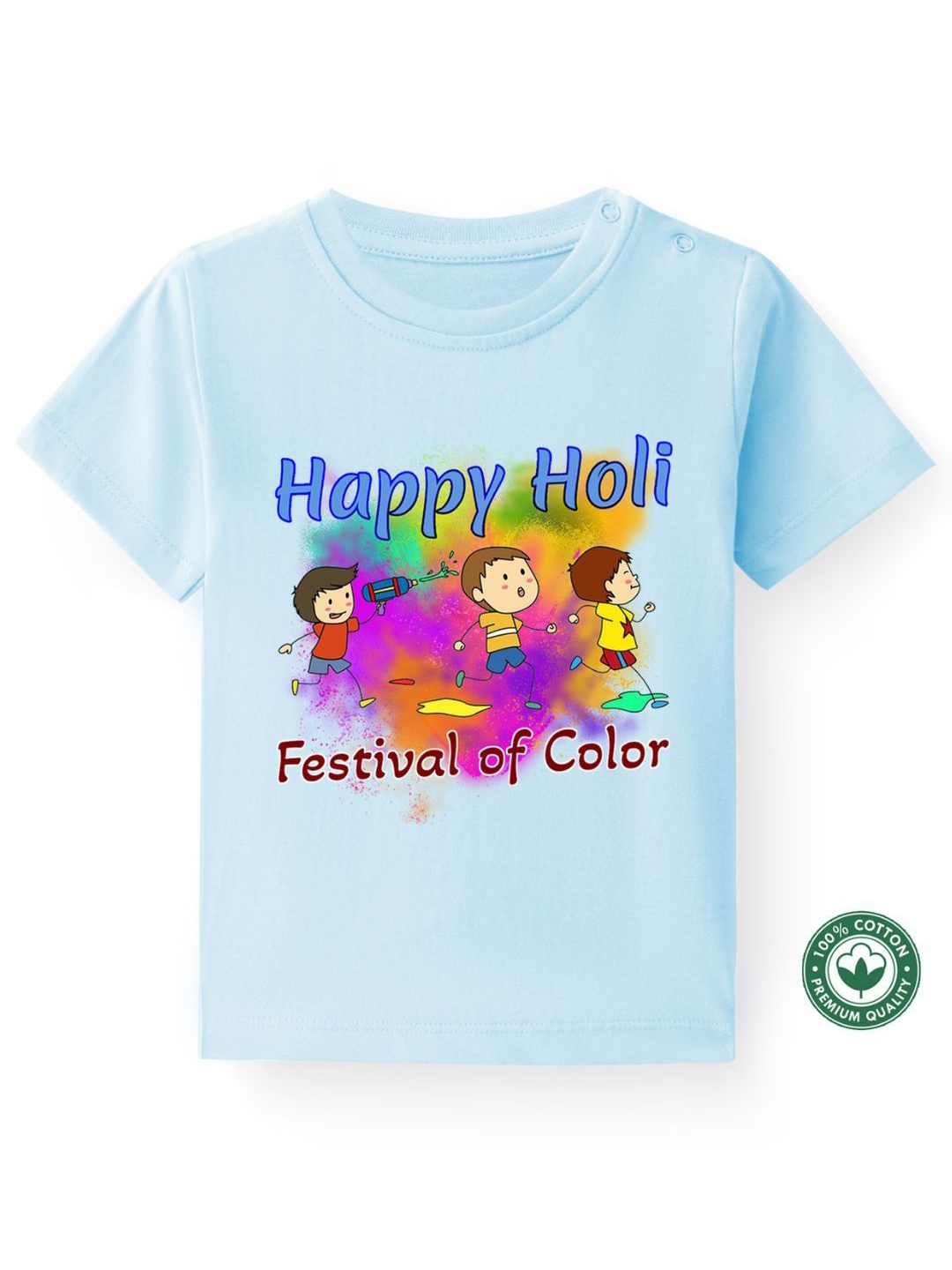 

BLUSHES Kids Printed T-shirt, Blue
