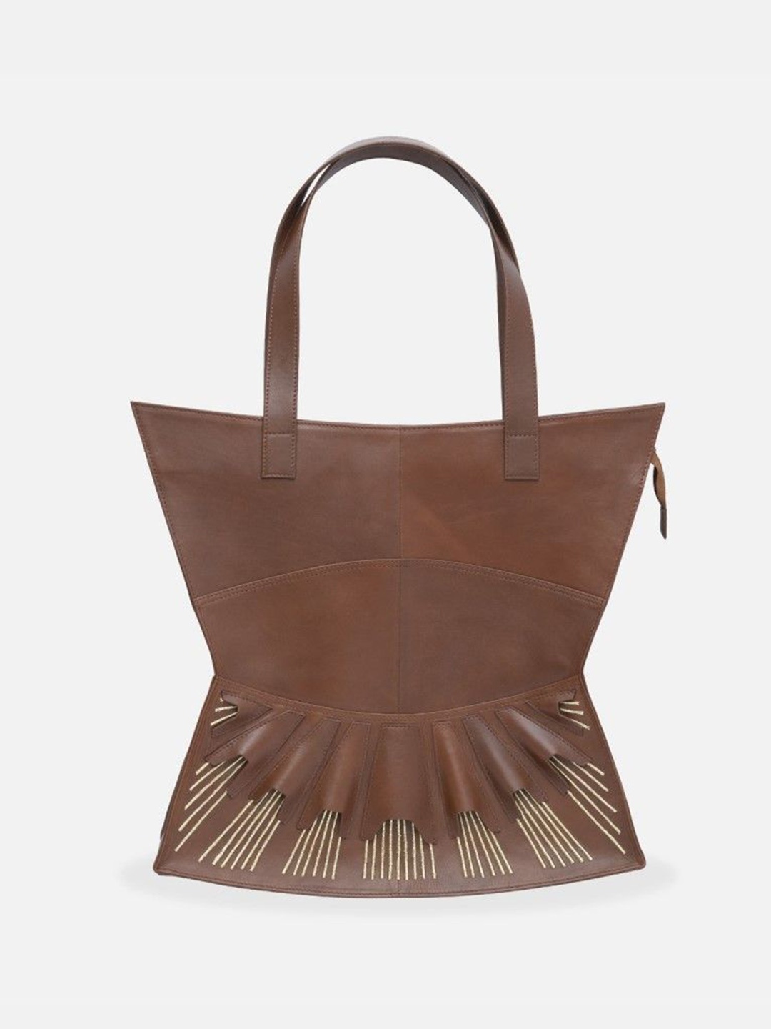 

Econock Leather Shopper Sling Bag, Tan
