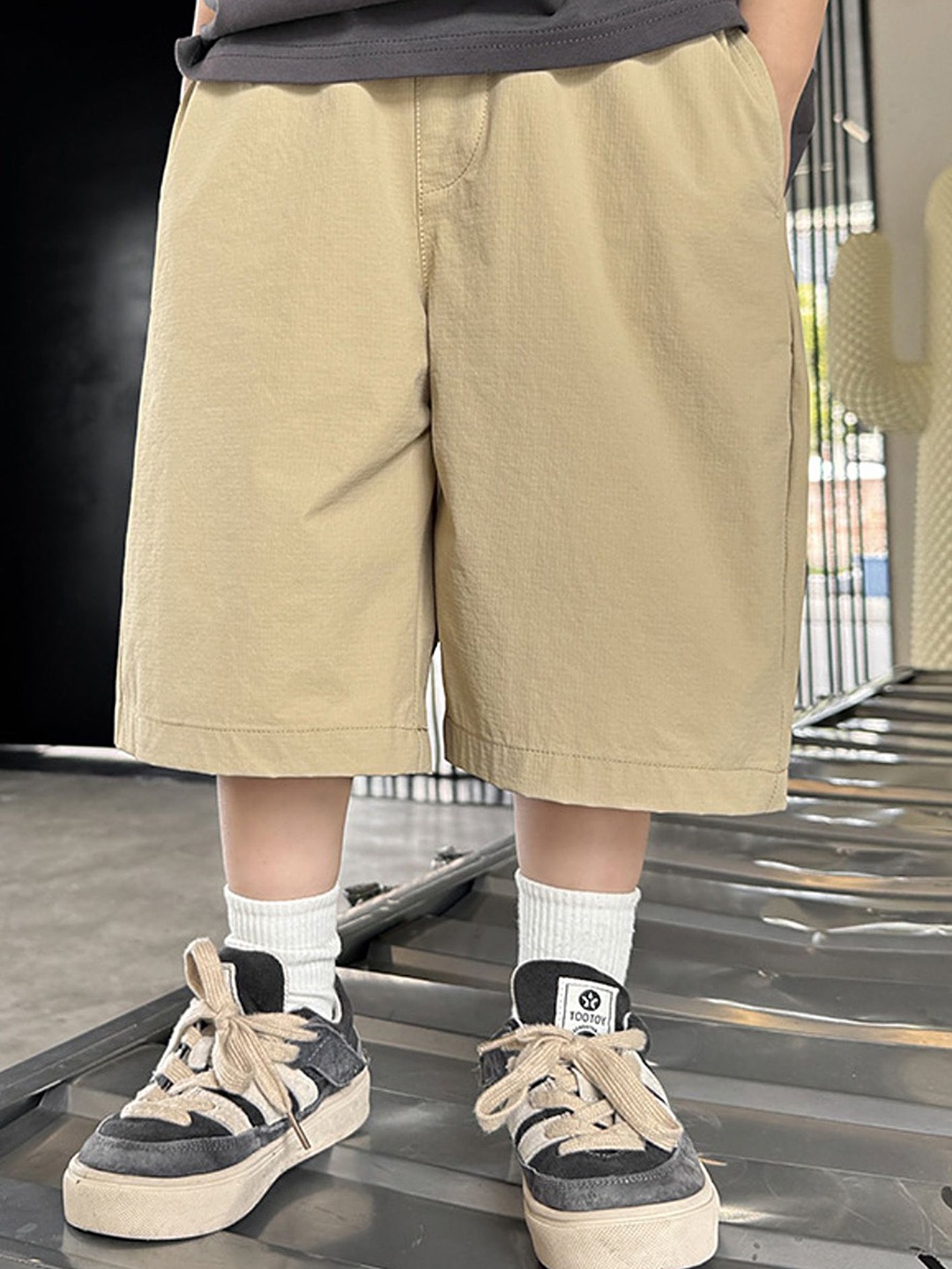 

LULU & SKY Boys Shorts, Khaki
