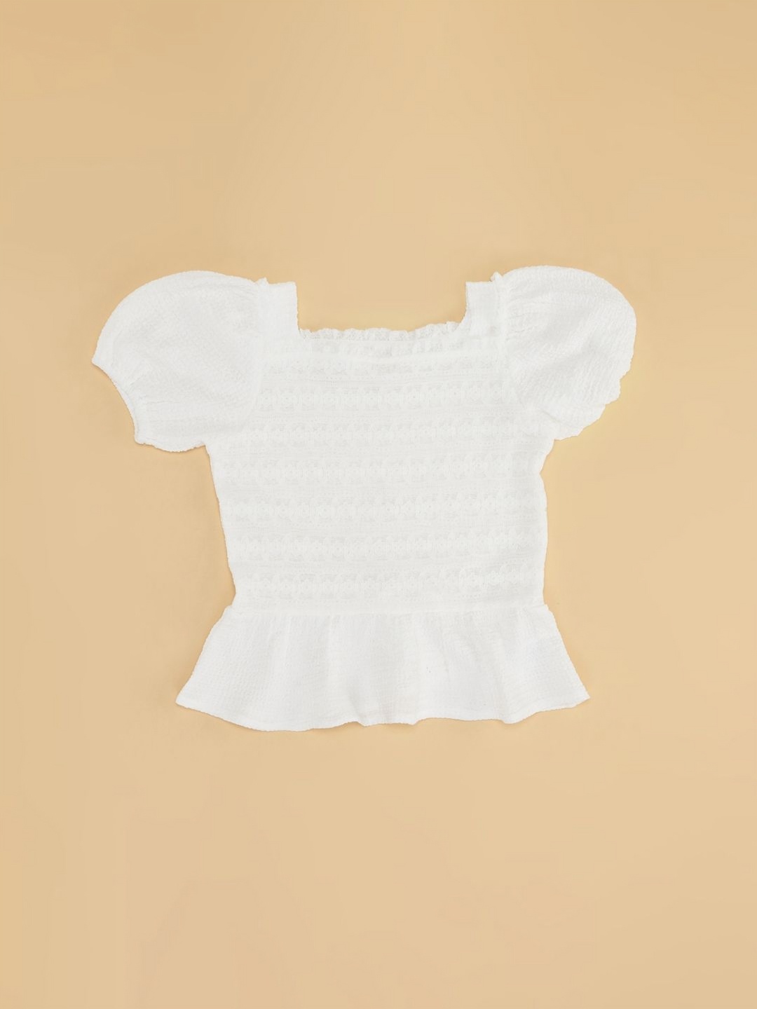 

Pantaloons Junior Girls T-shirt, White