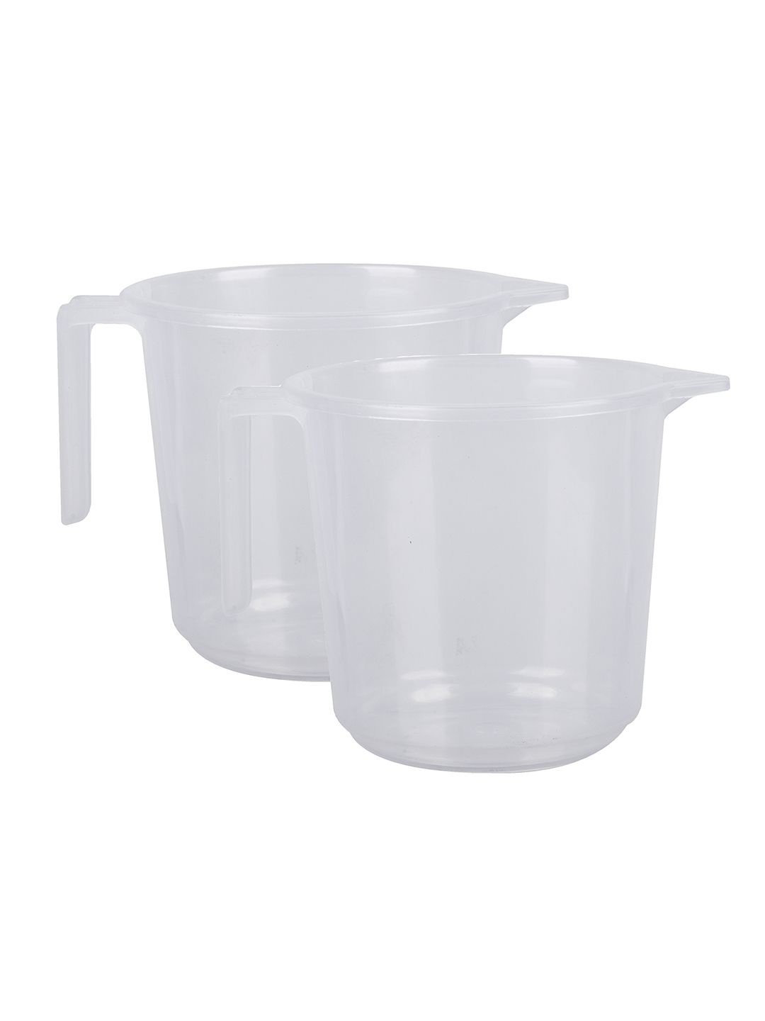 

Kuber Industries Transparent 2 Pieces Bath Mugs-1500 ml Each
