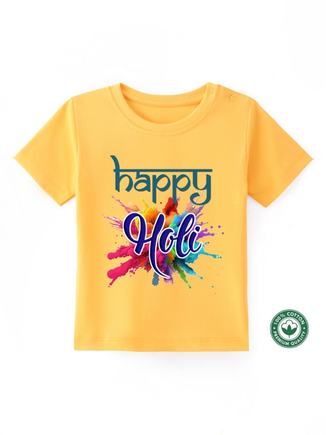 

BLUSHES Kids Printed T-shirt, Yellow