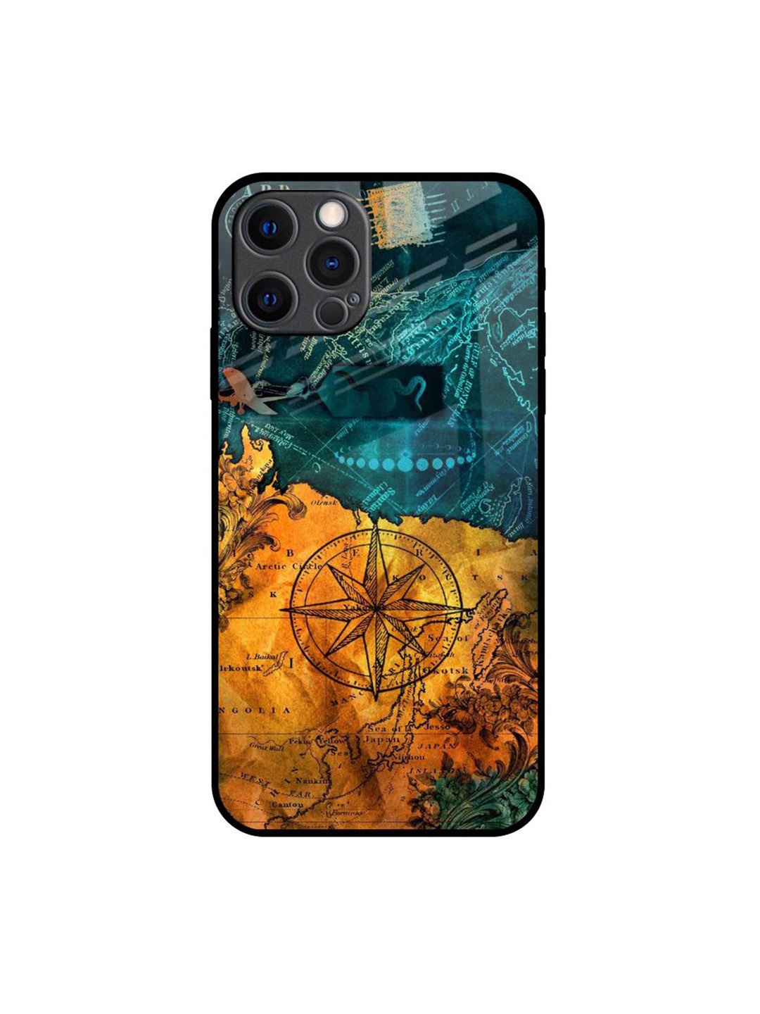 

QRIOH Typography Printed iPhone 12 Pro Max Back Case Mobile Accessories, Blue