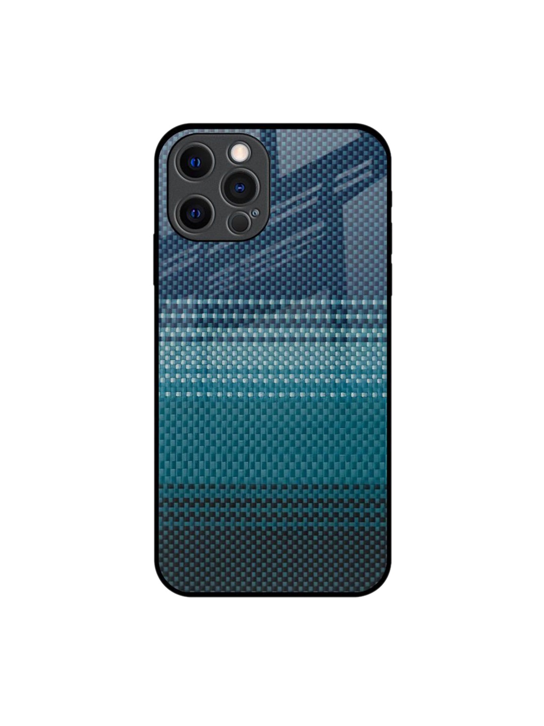 

QRIOH Abstract Printed iPhone 12 Pro Back Case Mobile Accessories, Blue