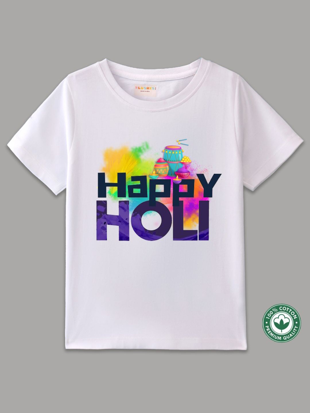 

BLUSHES Kids Printed T-shirt, White