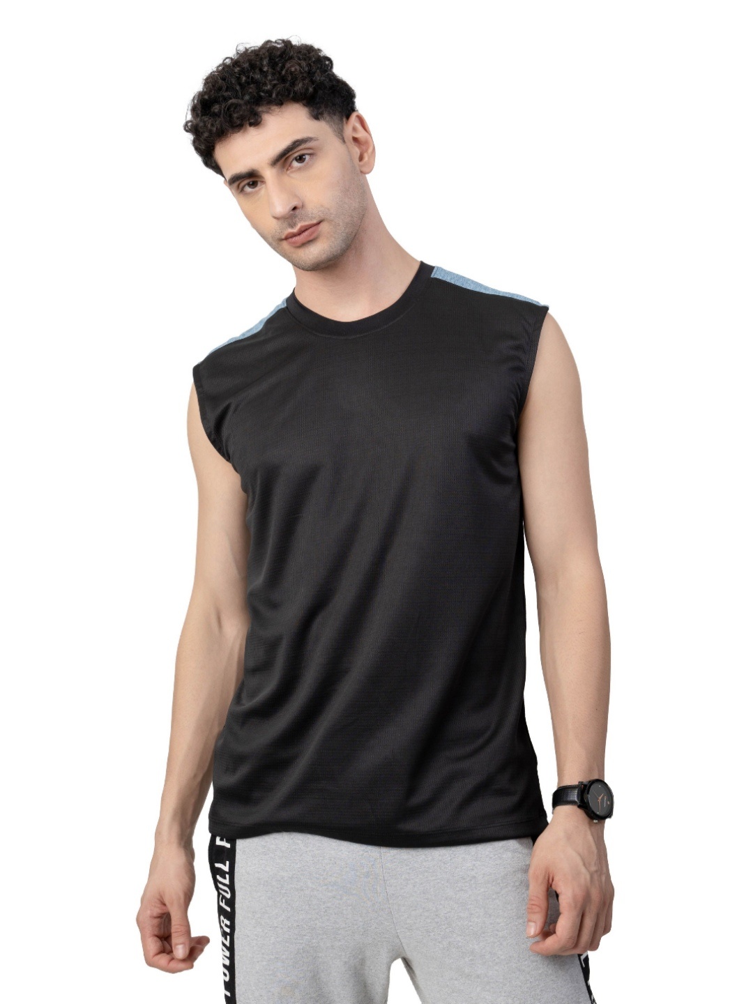 

CENSE Men Raw Edge T-shirt, Black