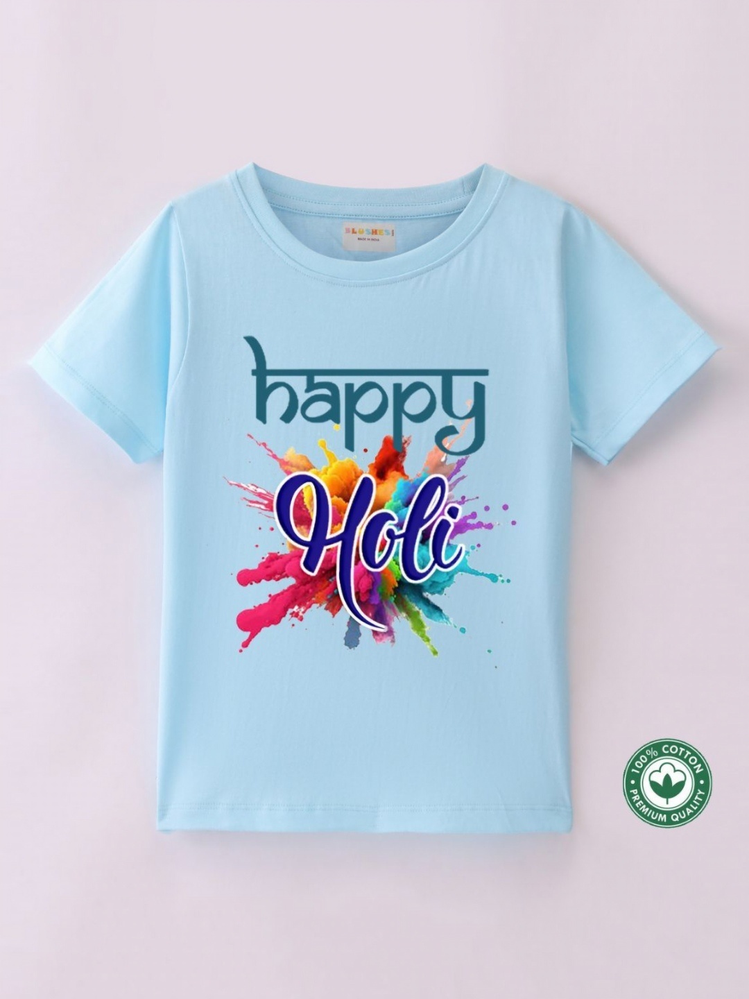 

BLUSHES Kids Printed T-shirt, Blue