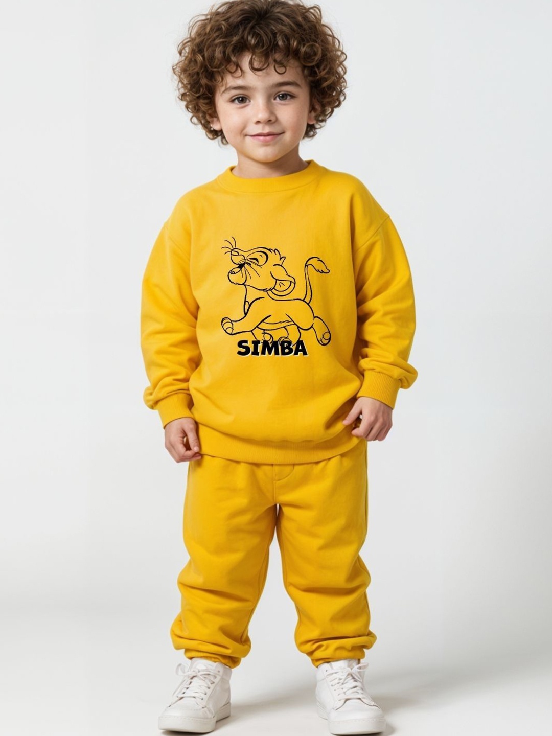 

x2o Unisex Kids Printed Pyjamas, Yellow