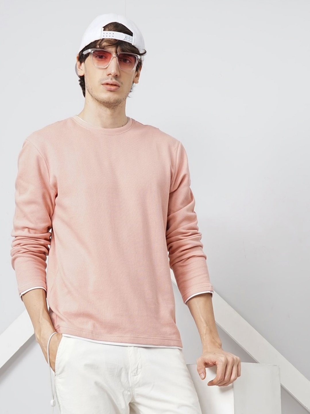

Genoa Men Slim Fit T-shirt, Pink