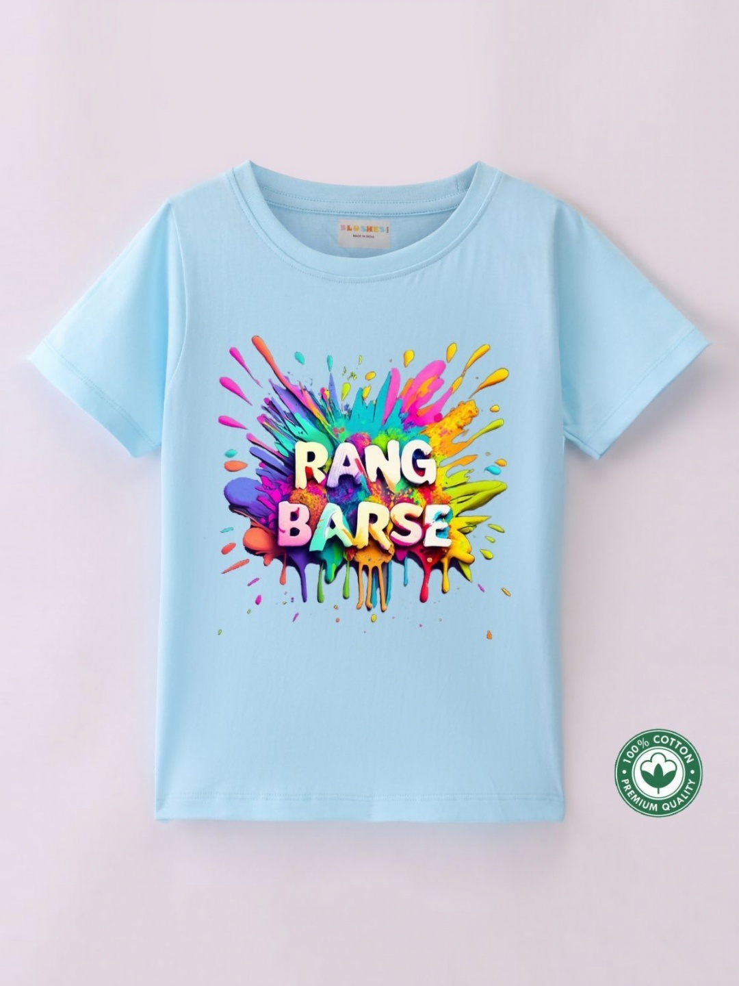 

BLUSHES Kids Printed T-shirt, Blue