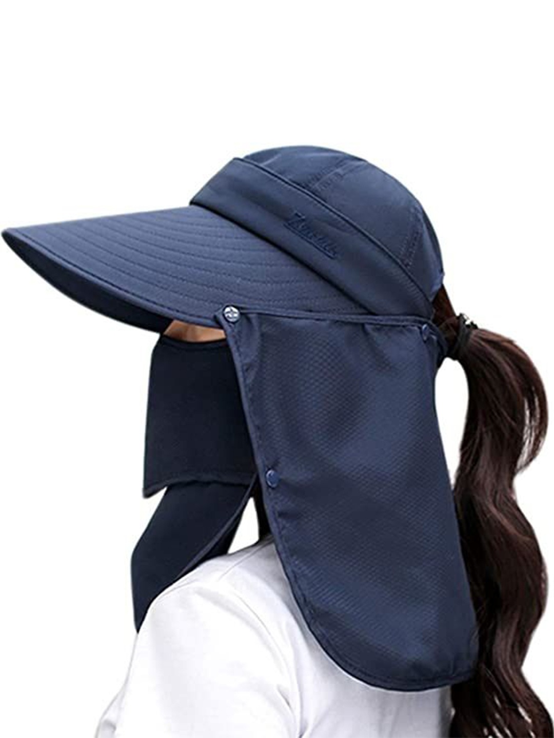 

Alexvyan Women Visor Cap, Navy blue