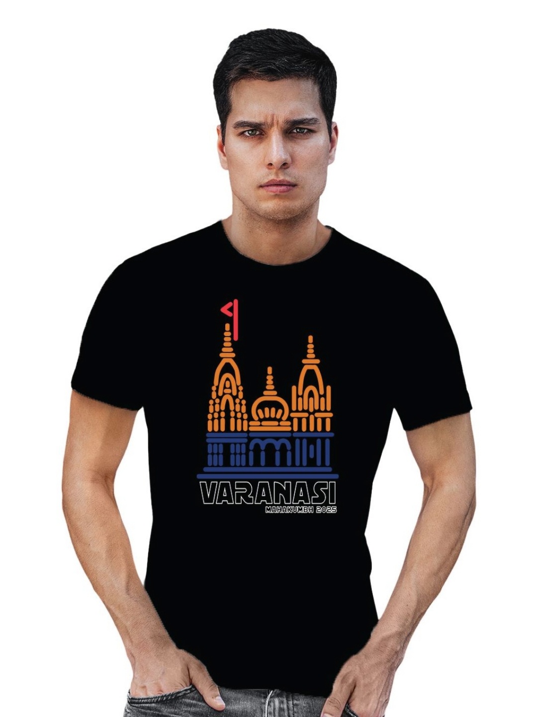 

Tantra Men Printed T-shirt, Black